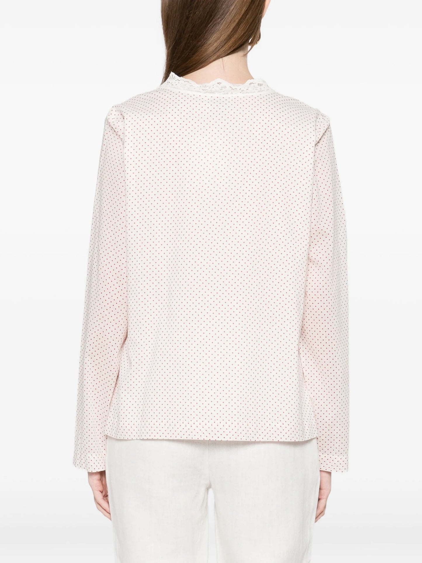 Marlowe lace bows blouse