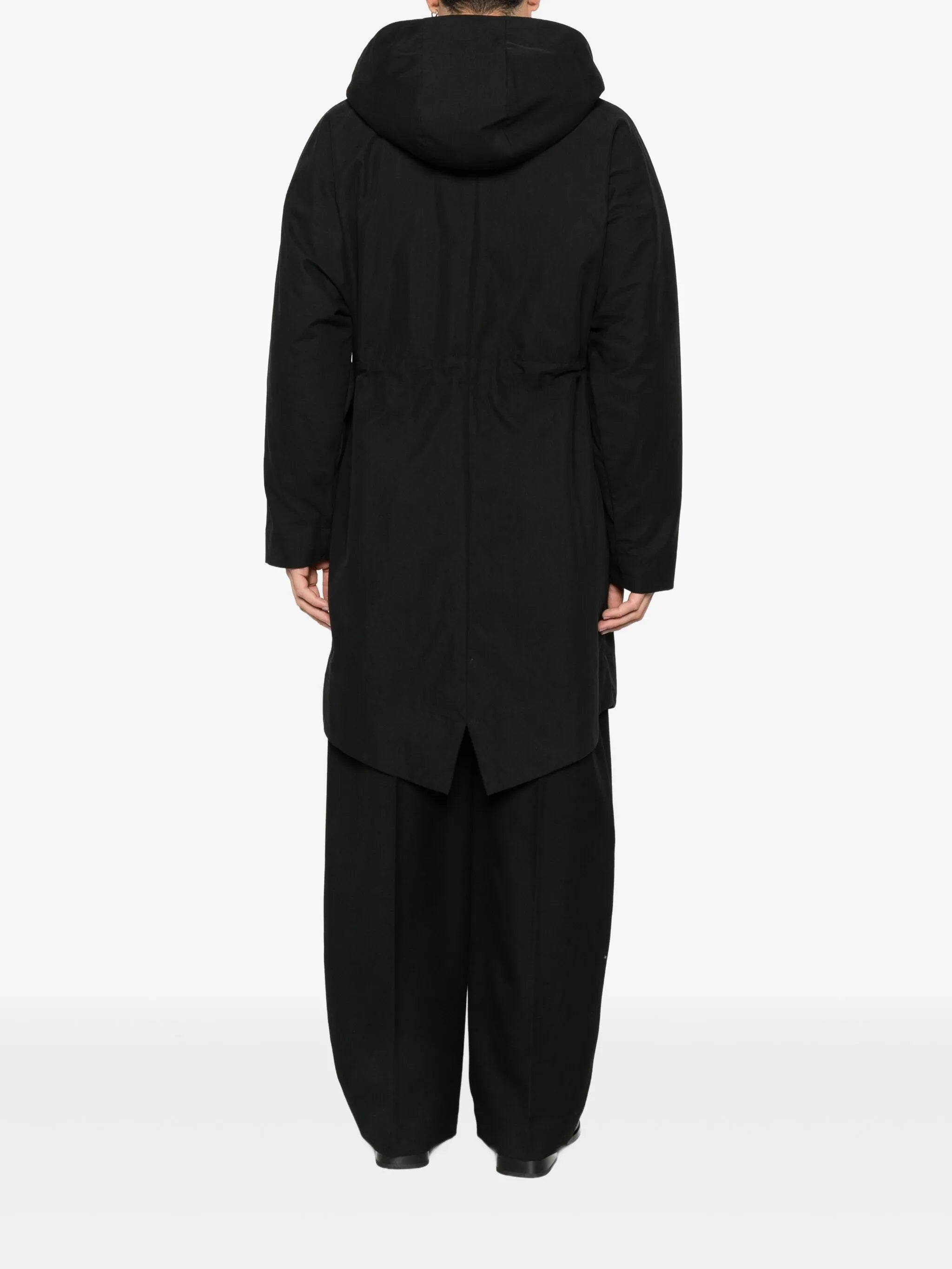 hooded parka coat
