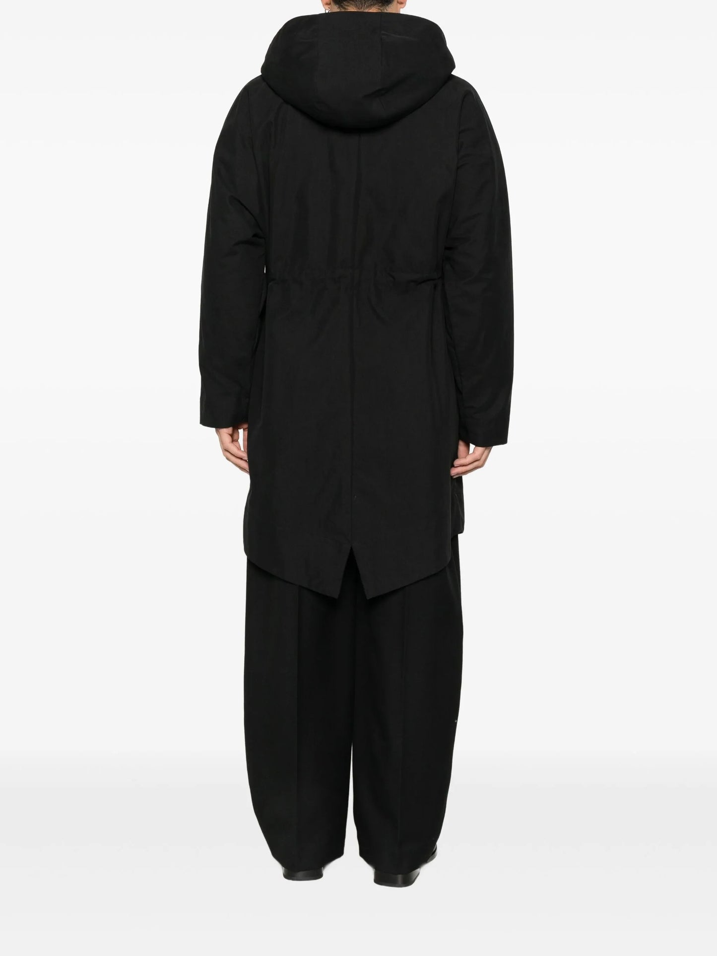hooded parka coat