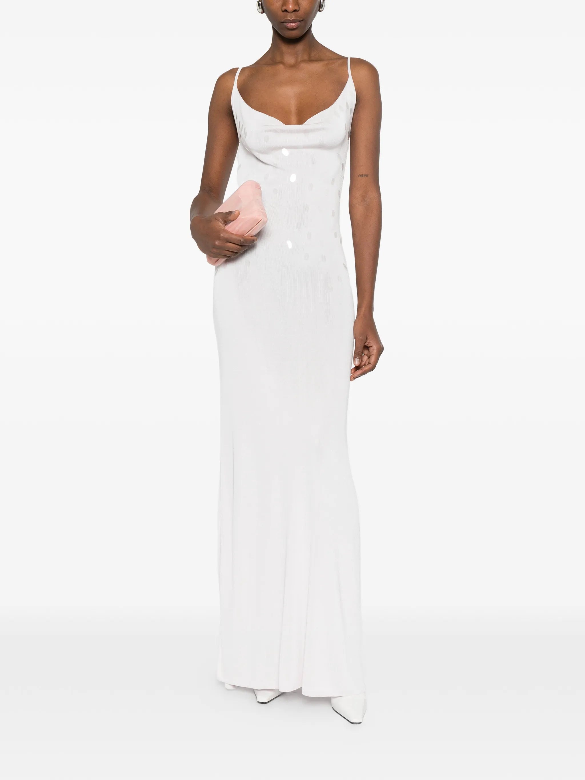 Lila strapless maxi dress