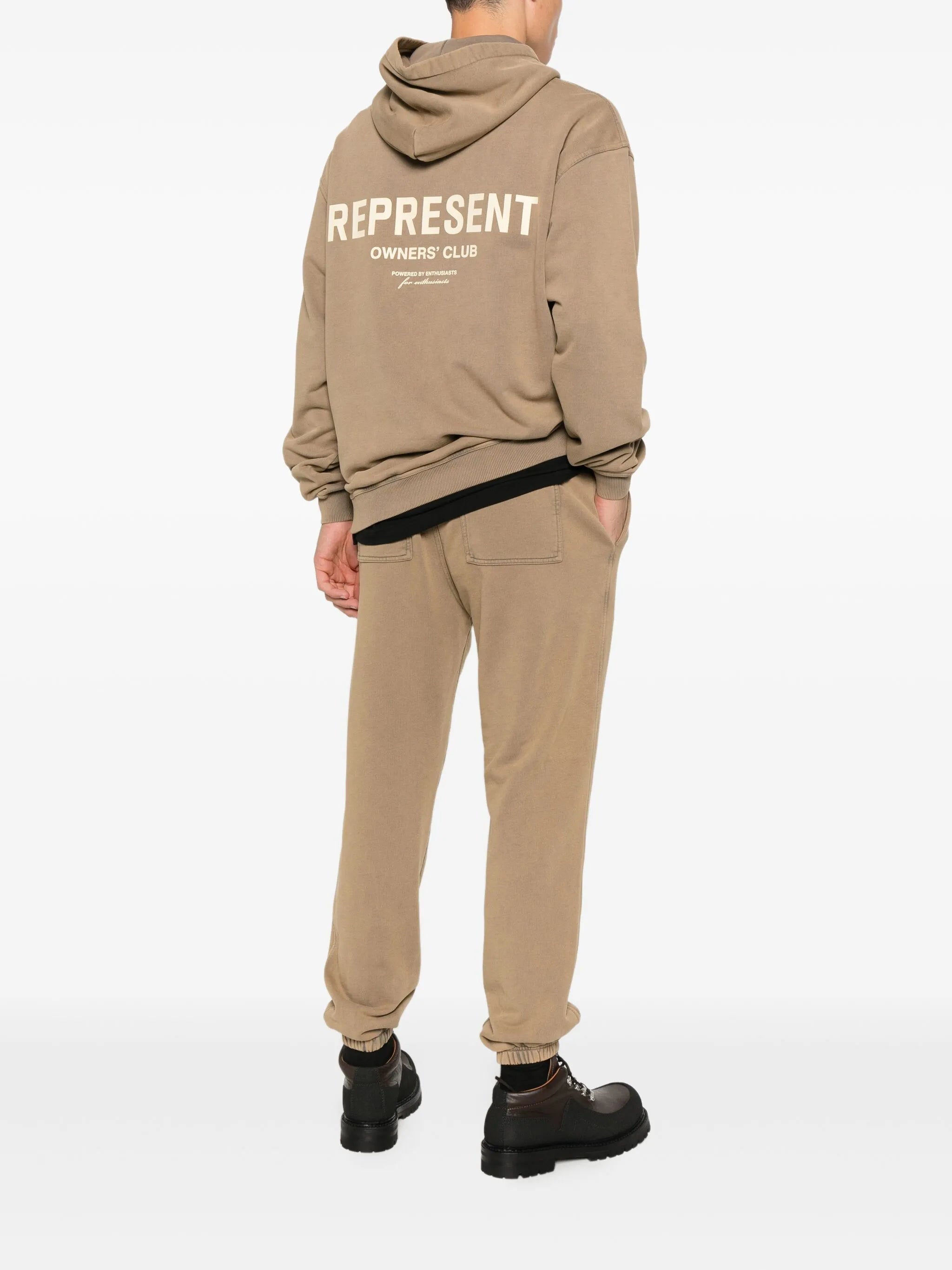 logo pocket hoodie