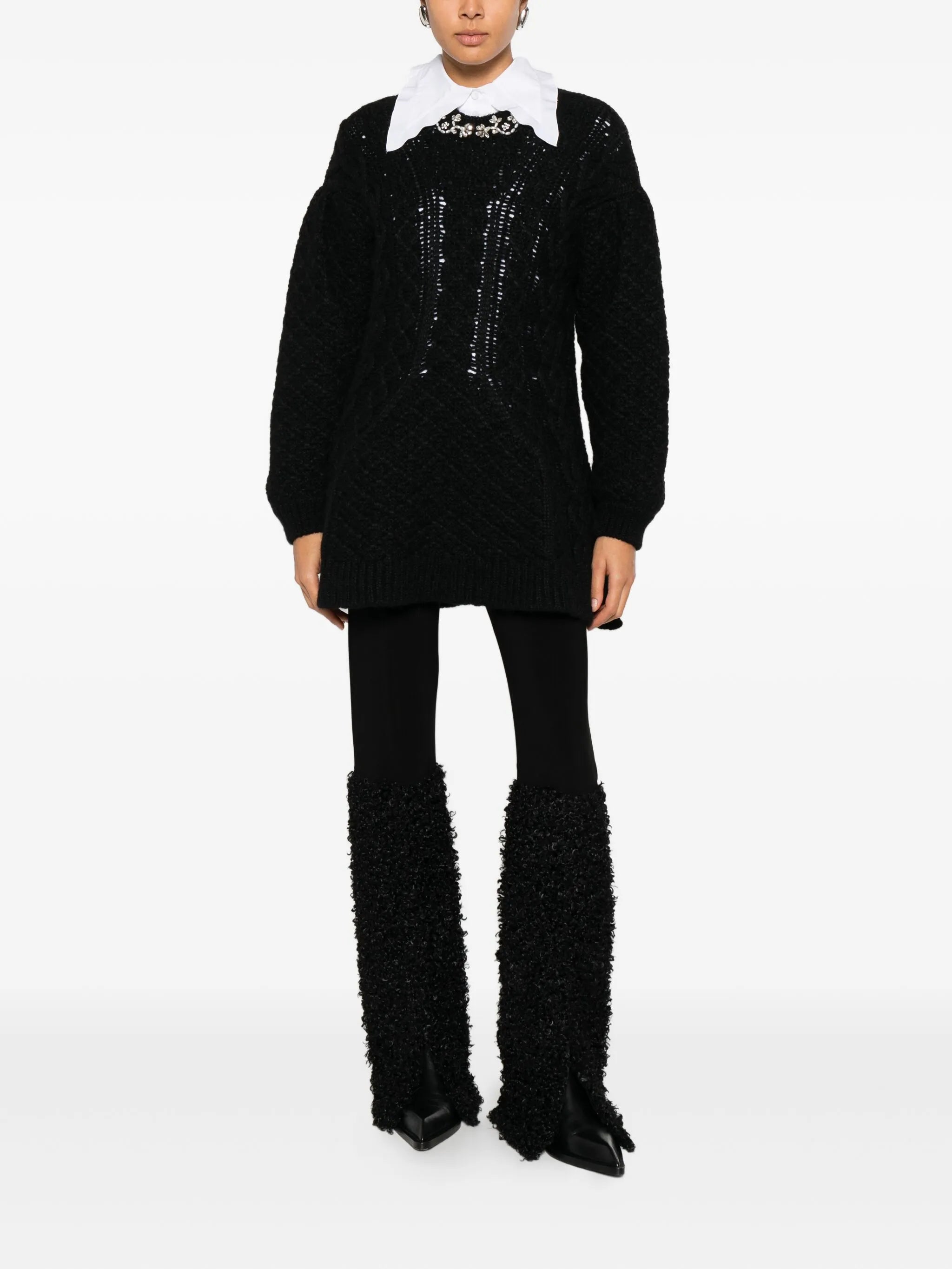 embellished sweater