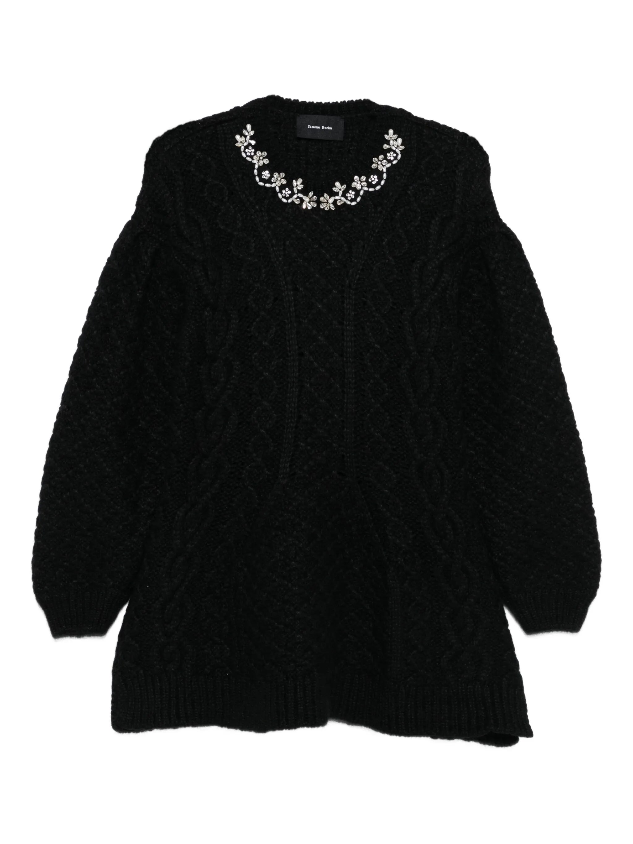 embellished sweater