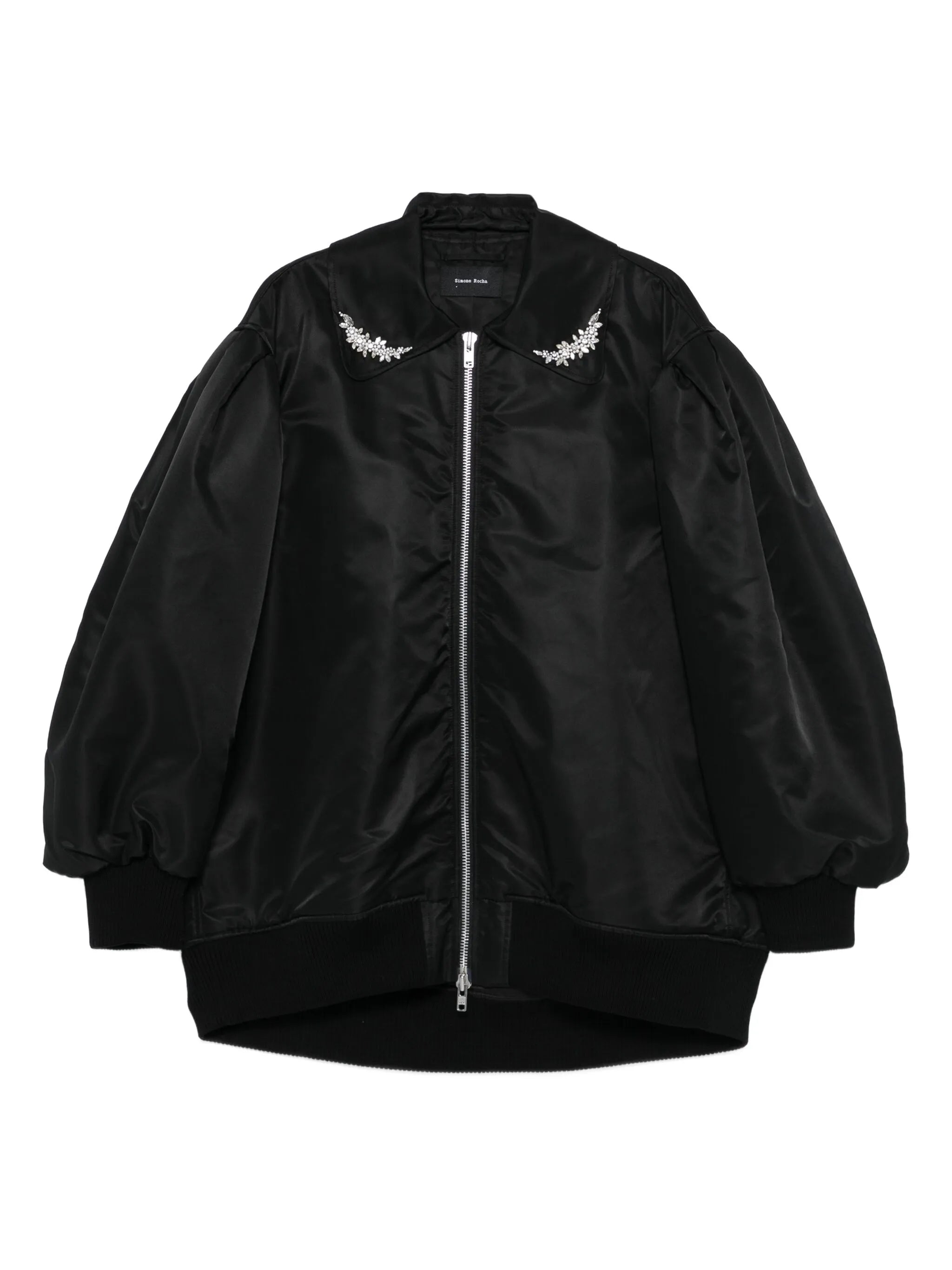 embellished bomber jacket
