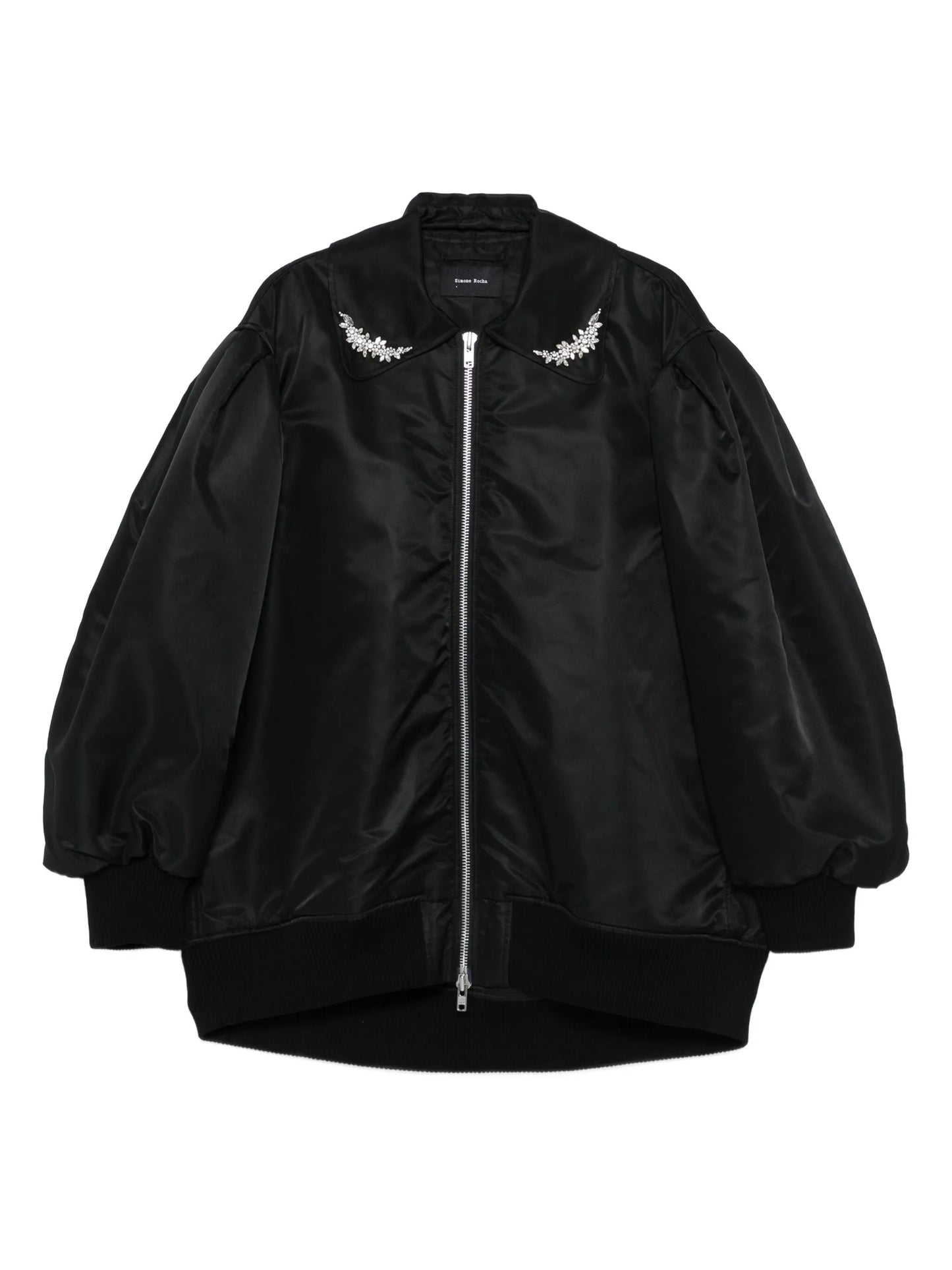 embellished bomber jacket