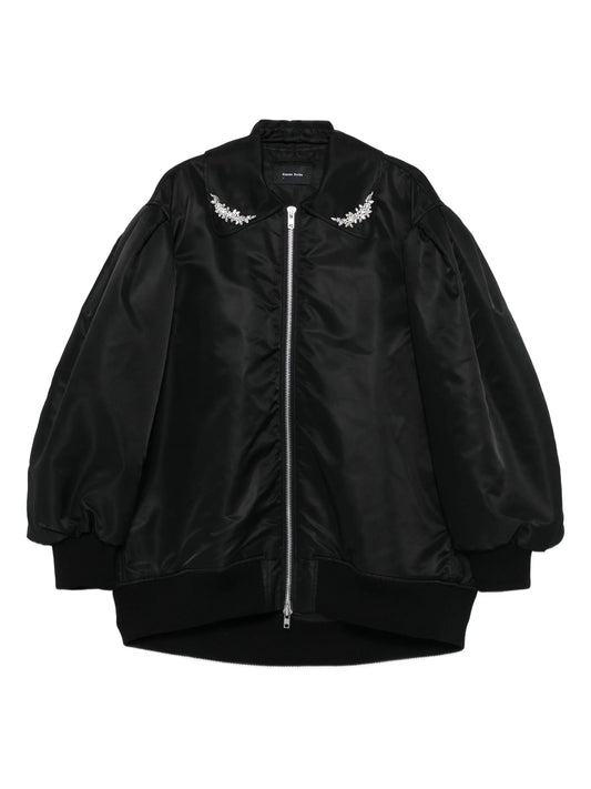 embellished bomber jacket