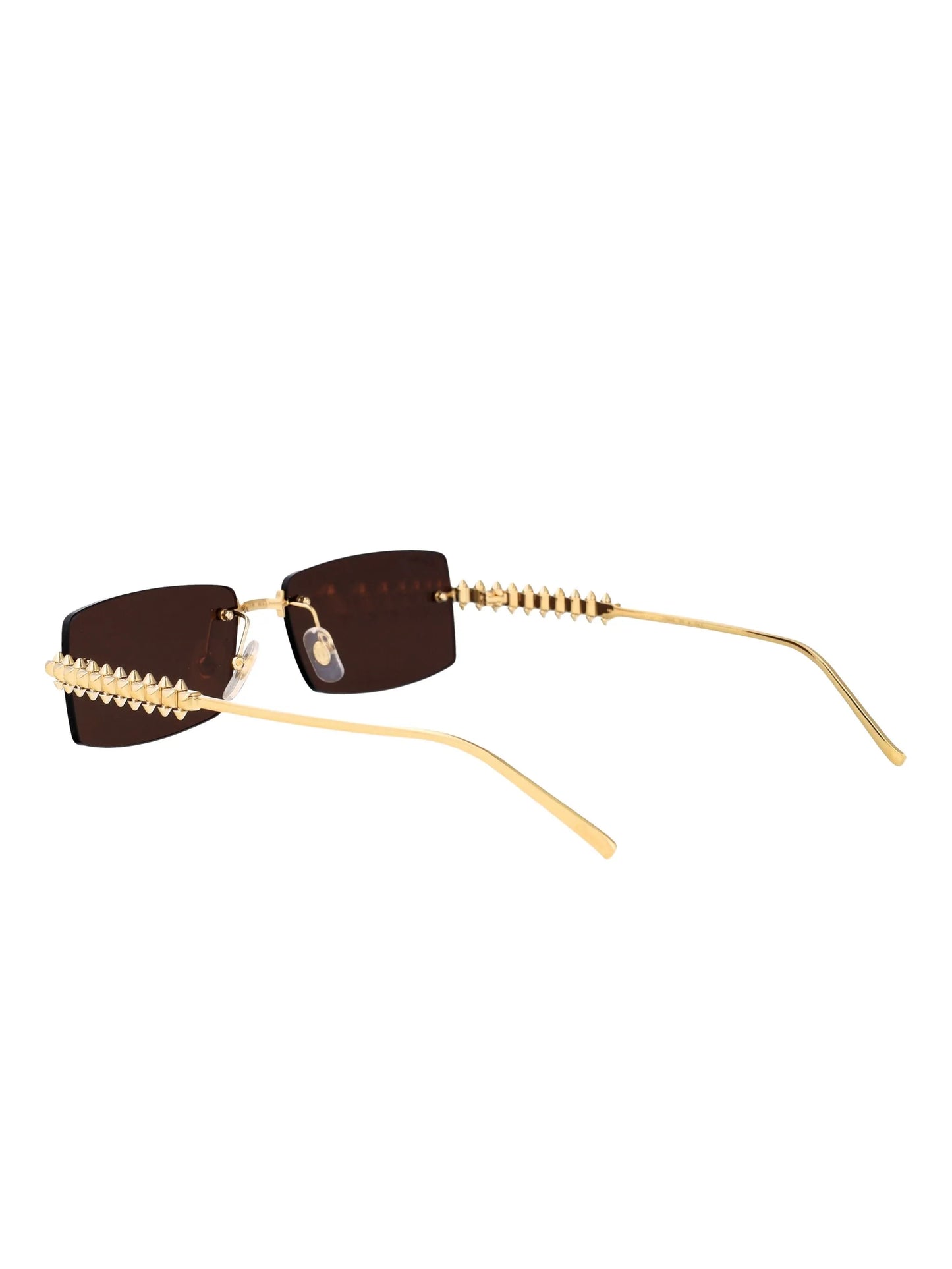 studded rectangle sunglasses