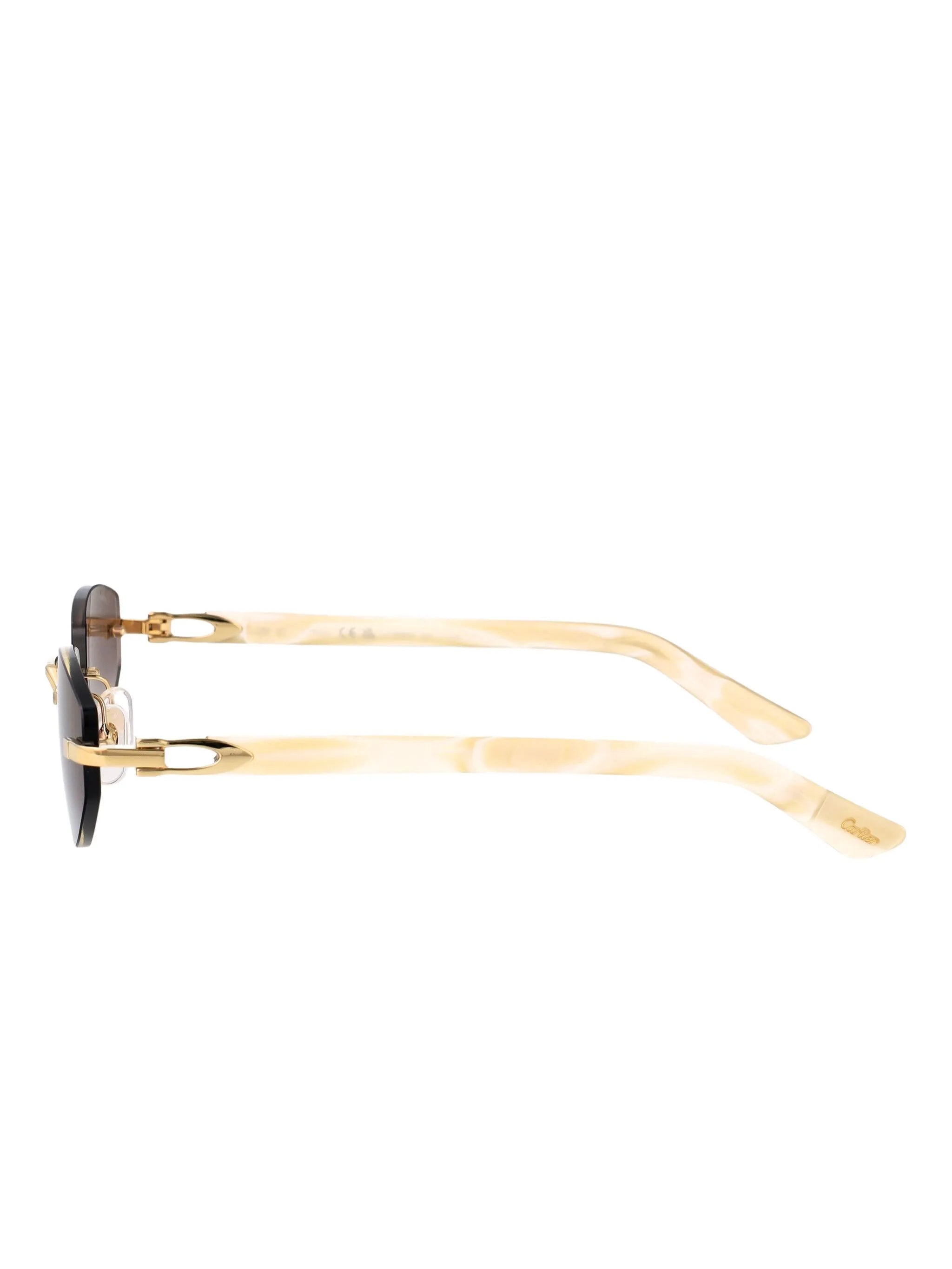 rimless sunglasses