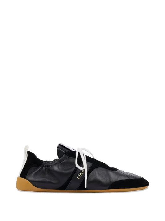 Kick logo-patch sneakers