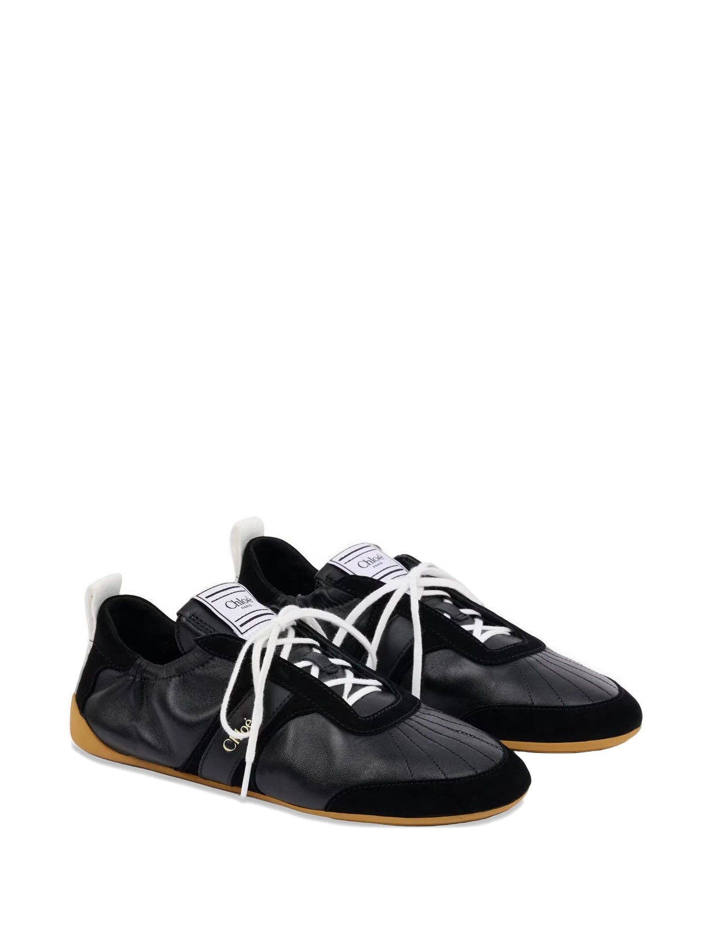 Kick logo-patch sneakers