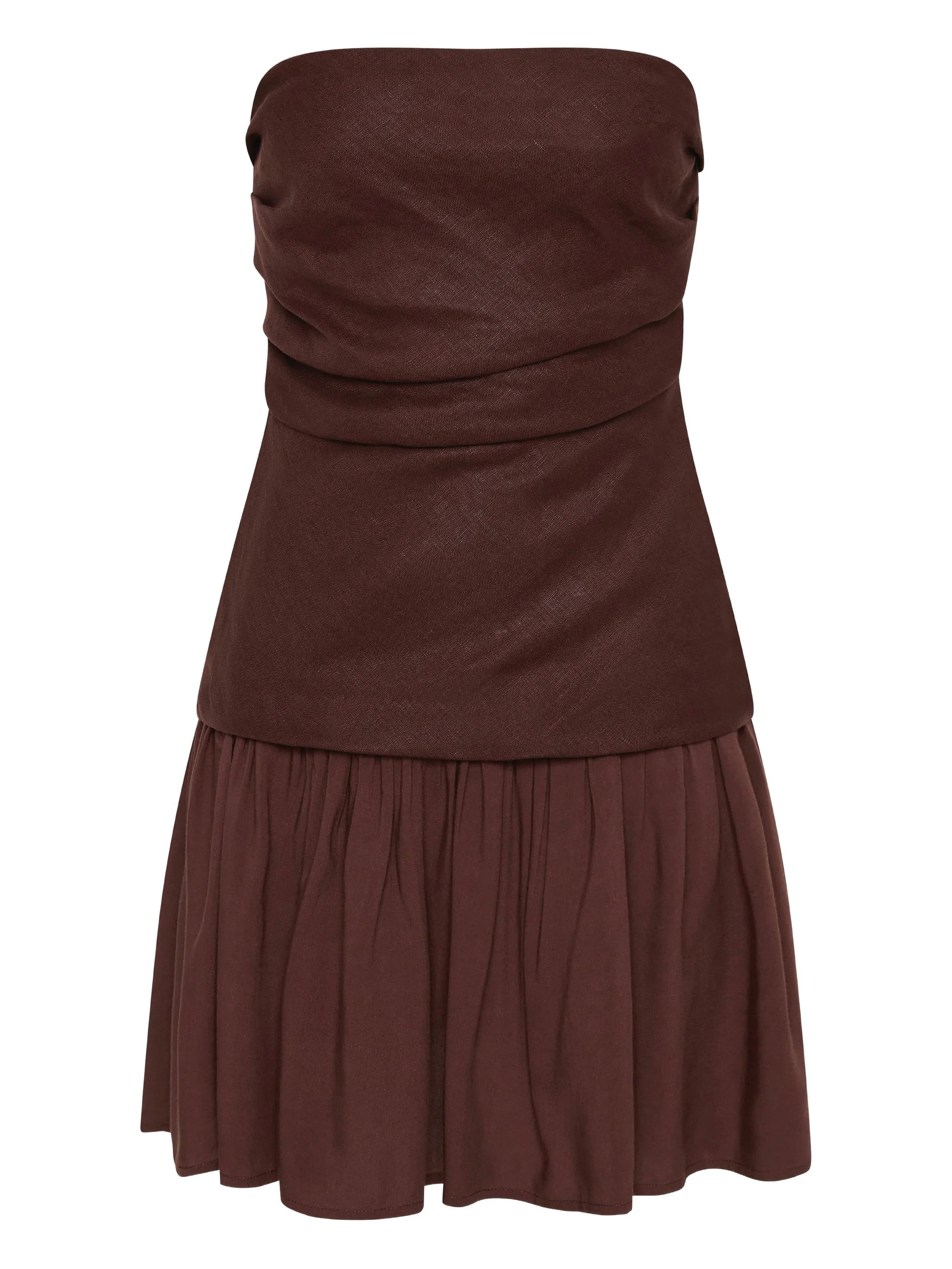 Hedy square-neck mini dress