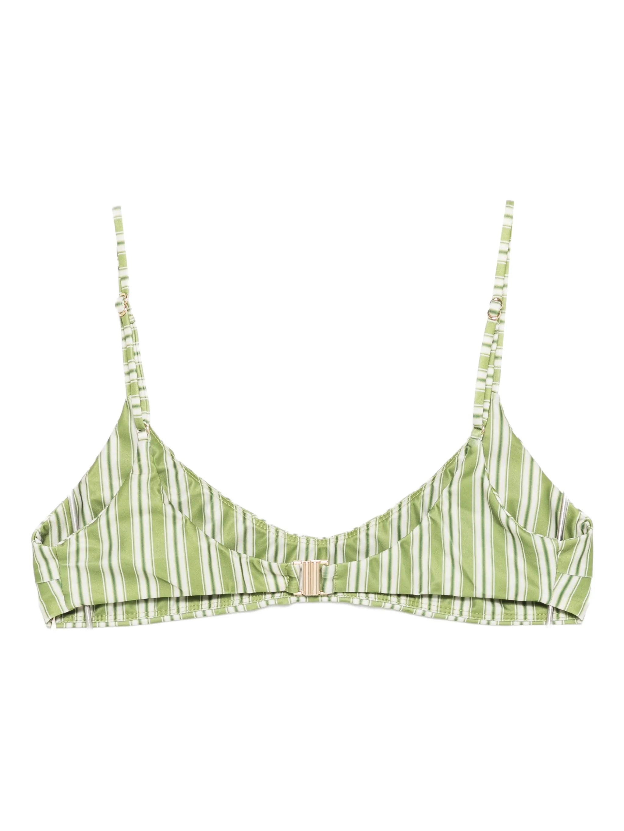 Harper striped bikini top
