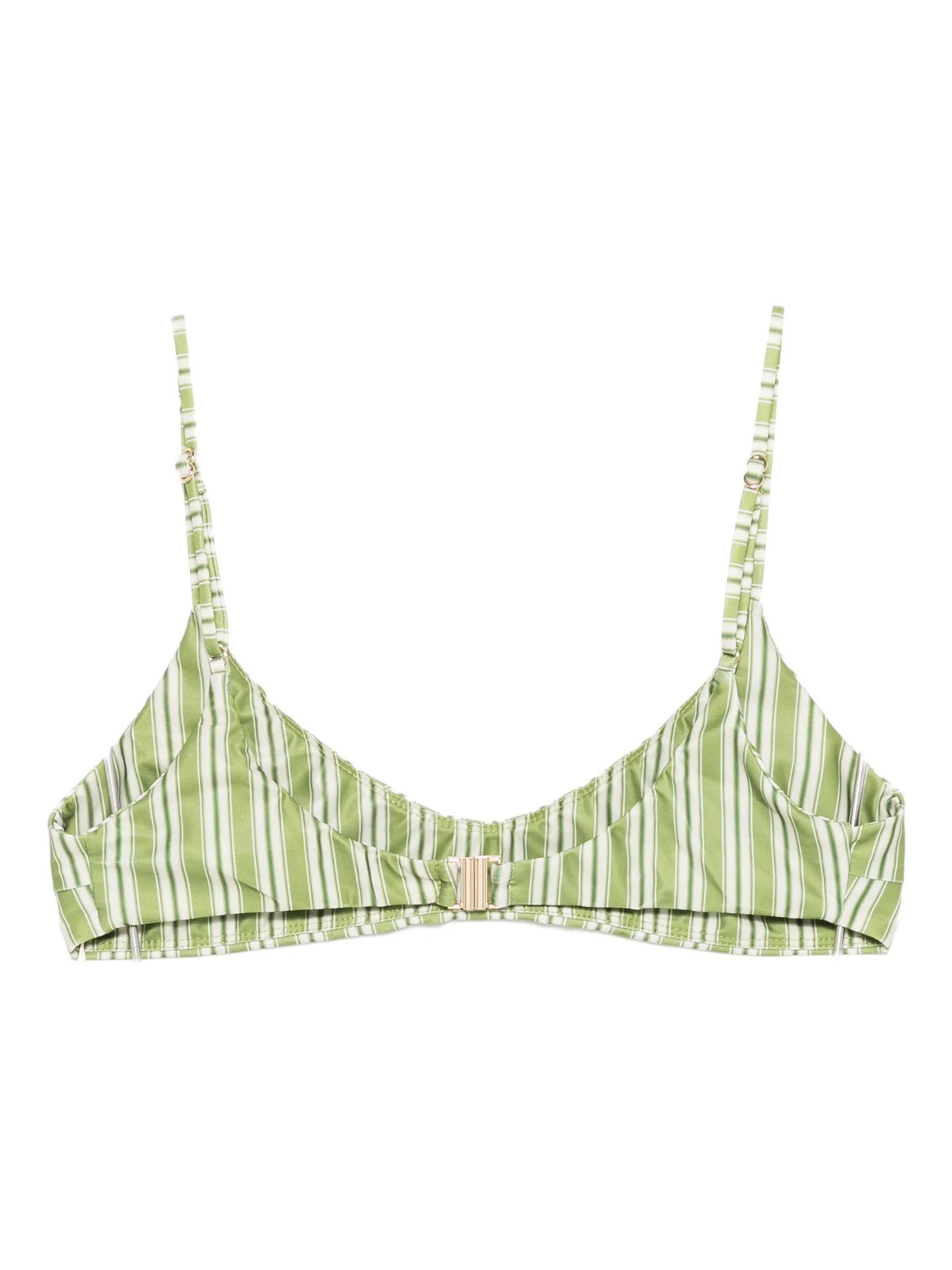 Harper striped bikini top