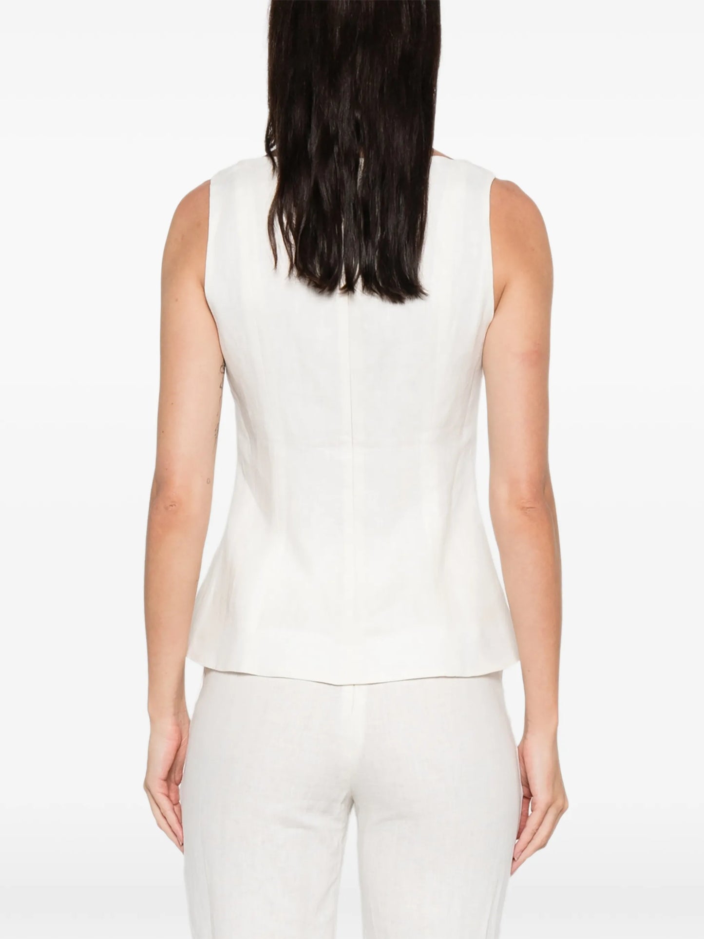 Mina square-neck top