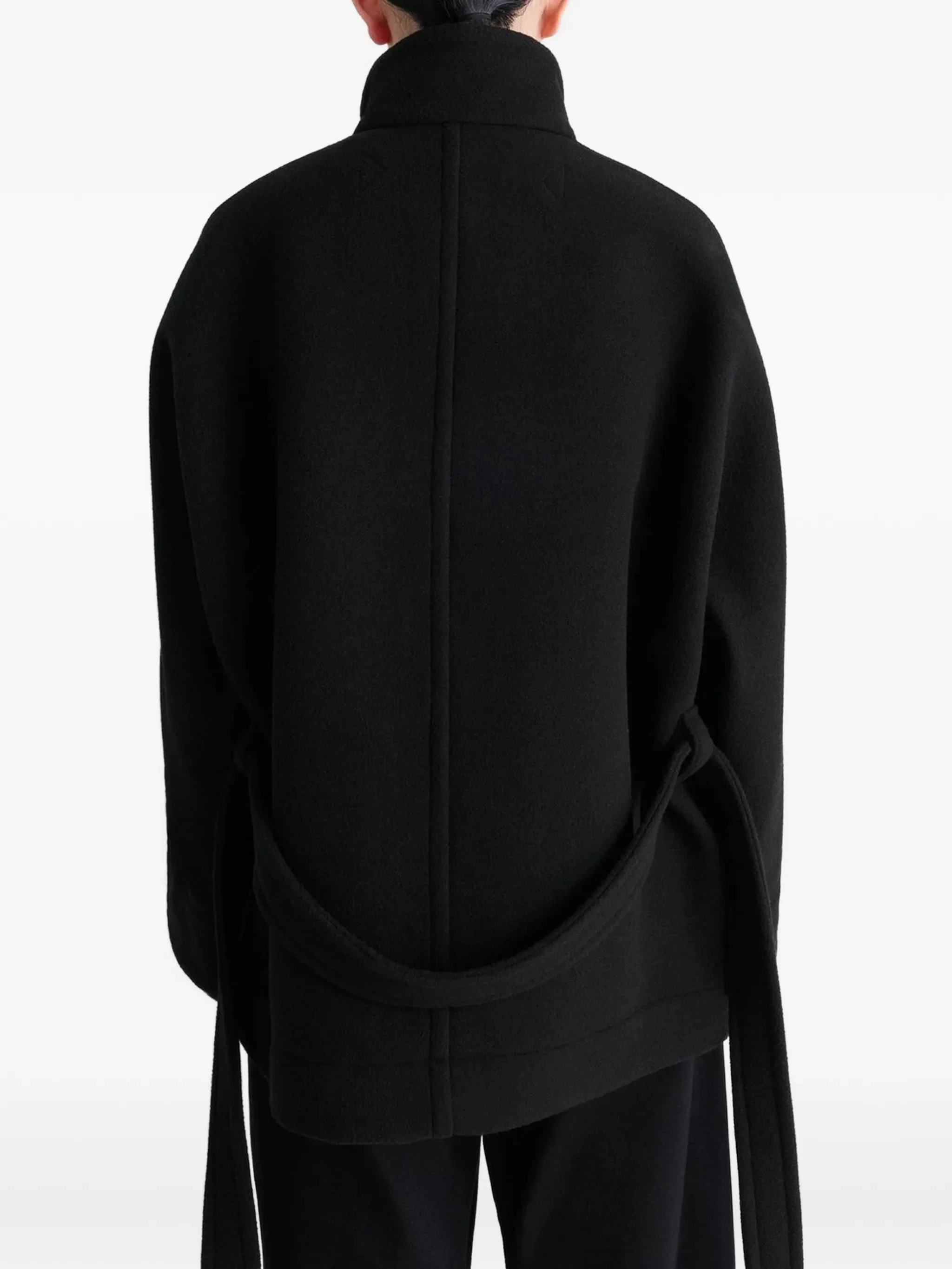 short duffle coat in double wool