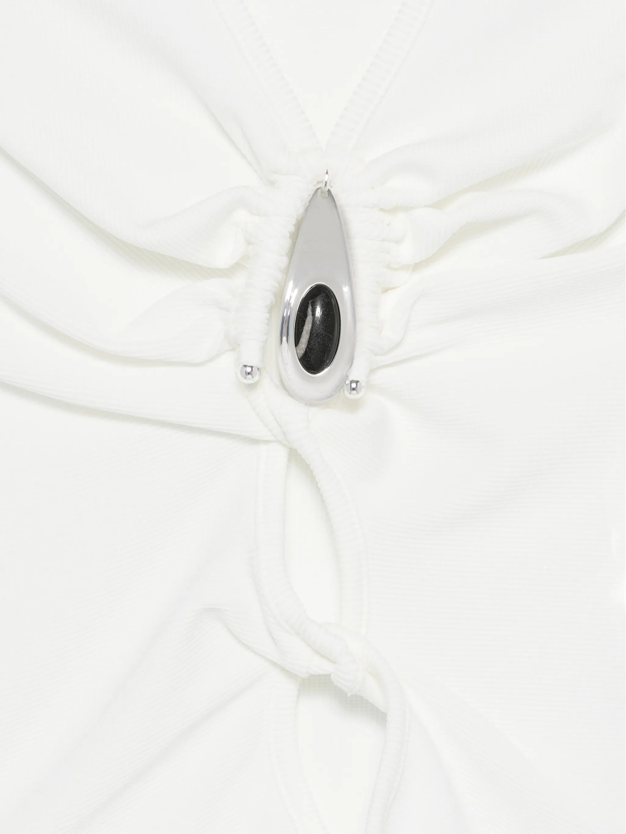 crystal-pendant tank top