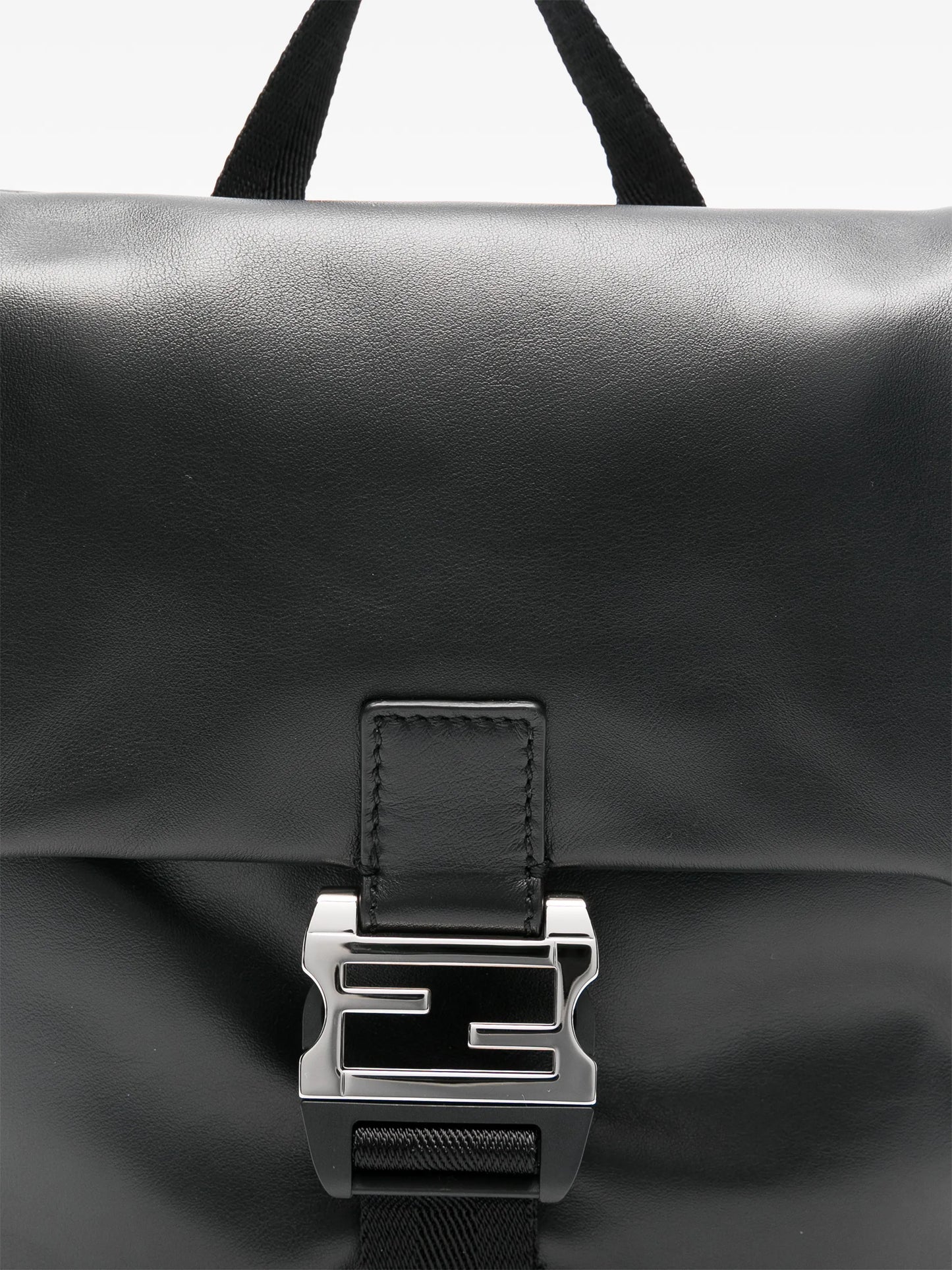 Flux FF buckle leather shoulder bag