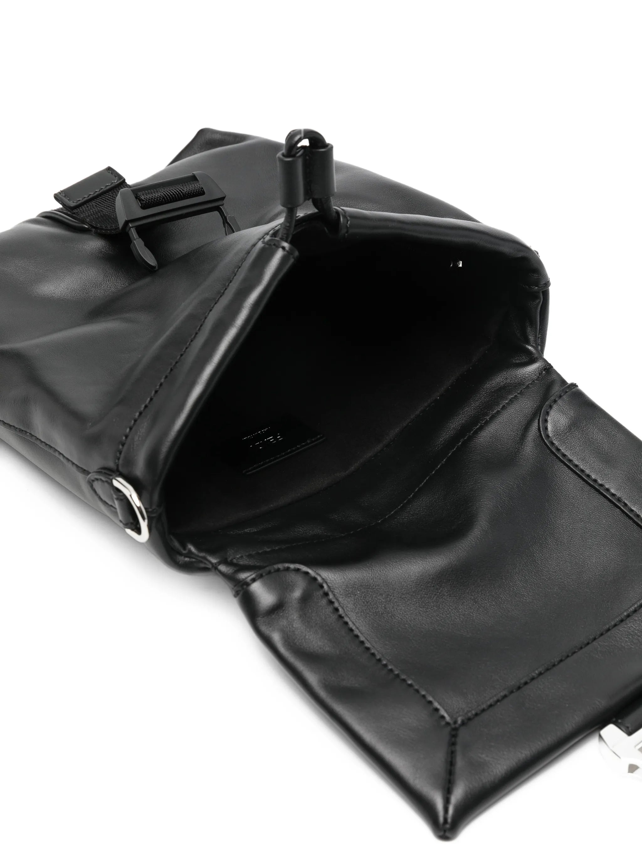 Flux FF buckle leather shoulder bag