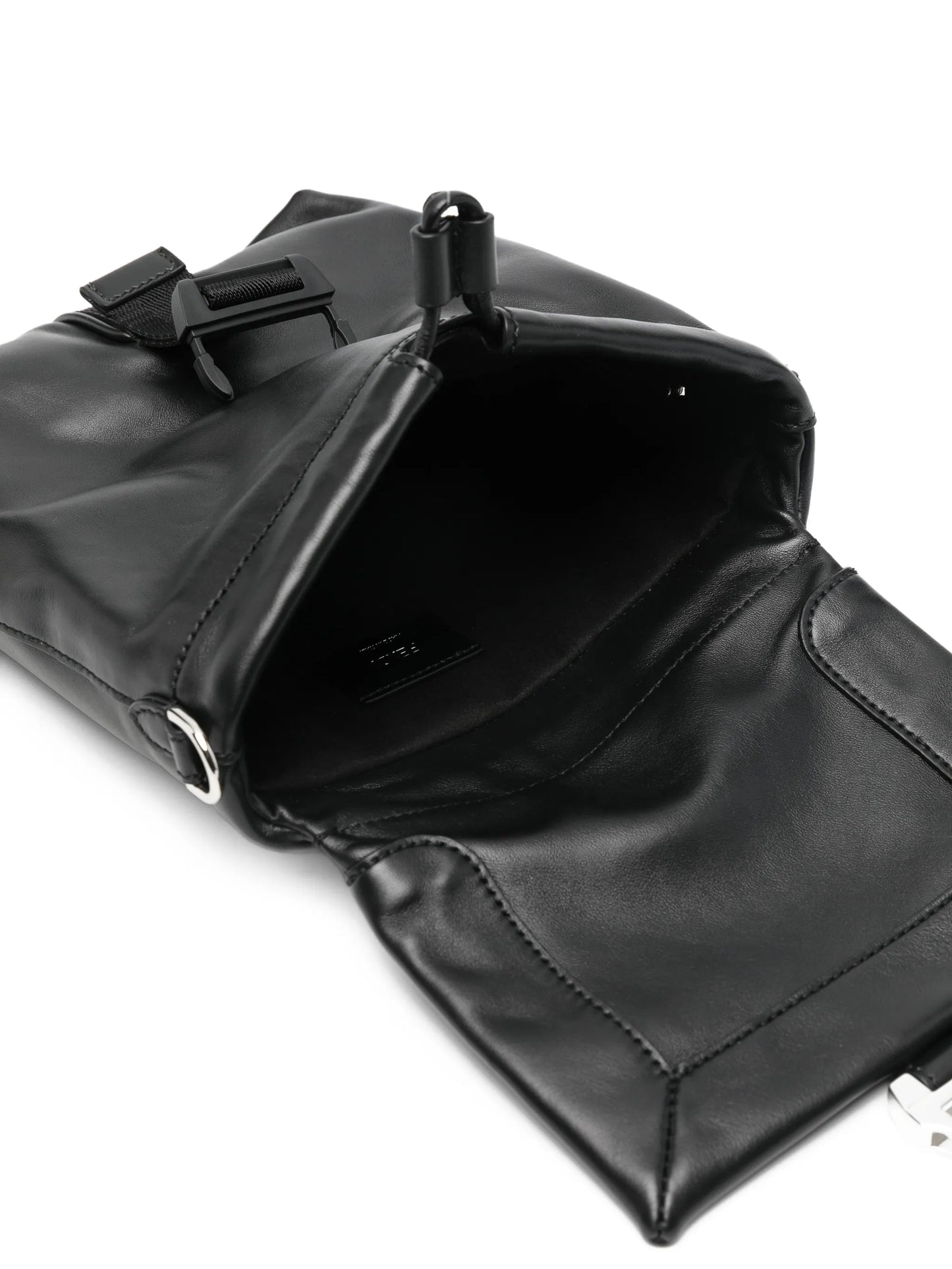 Flux FF buckle leather shoulder bag