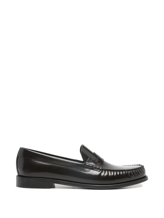 penny-detail flat shoes