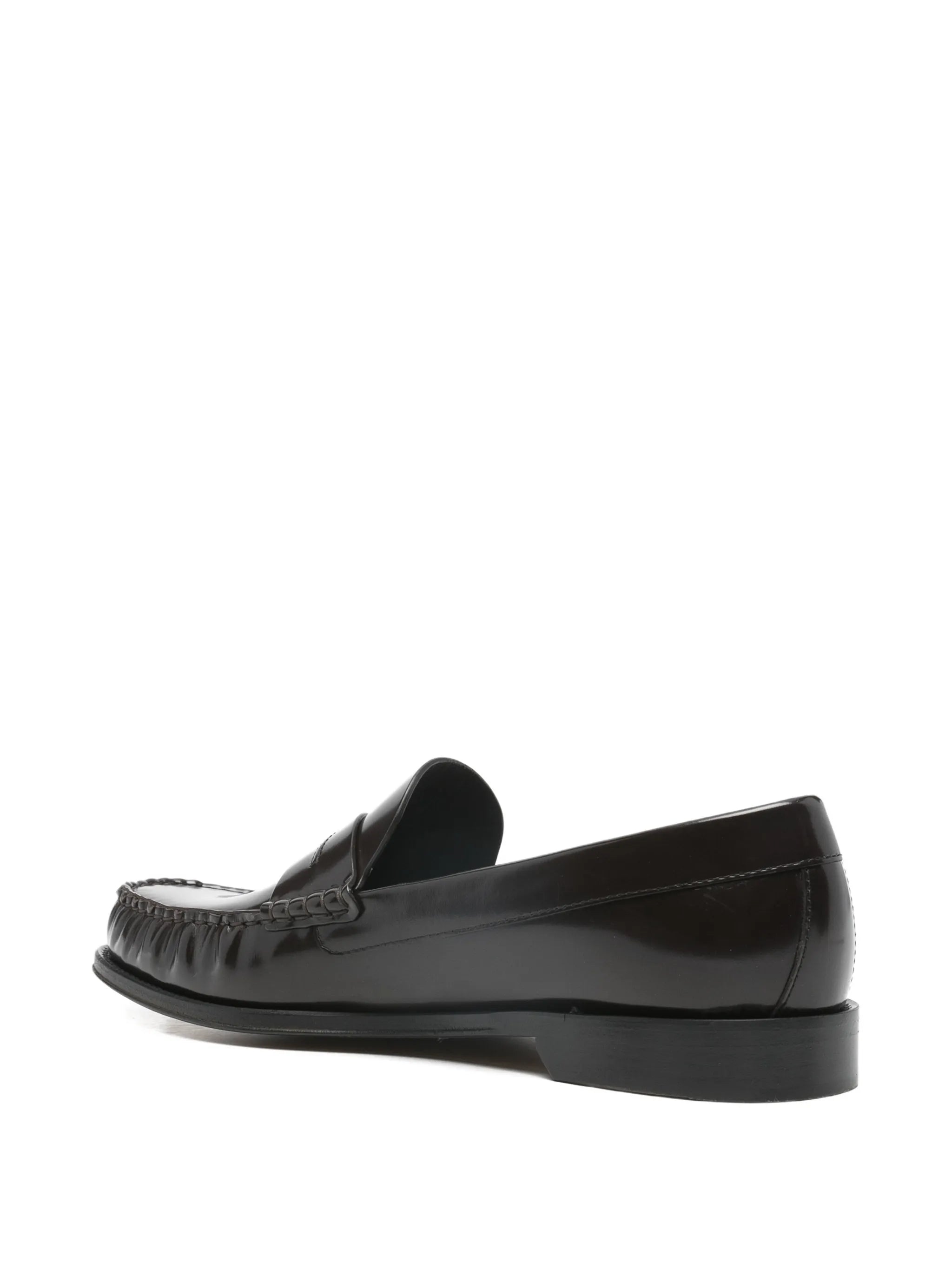 penny-detail flat shoes