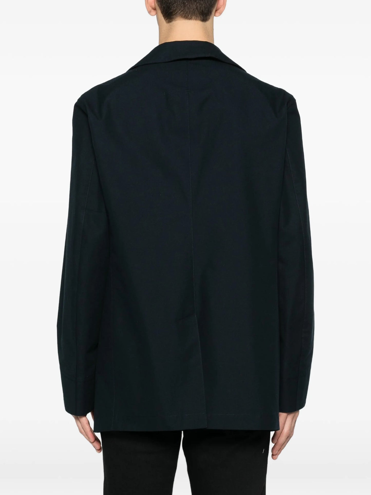 double-breasted peacoat