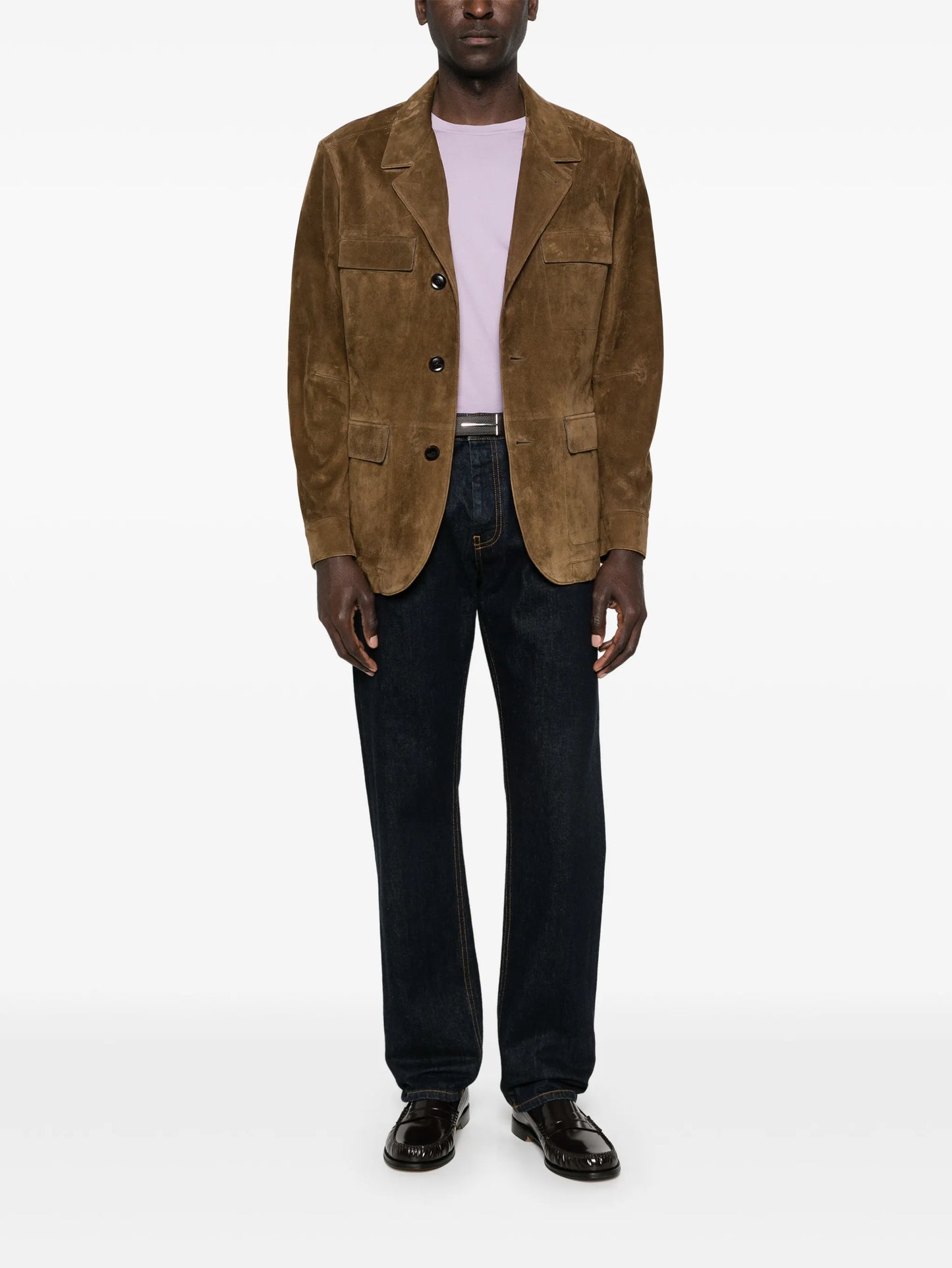suede military jacket