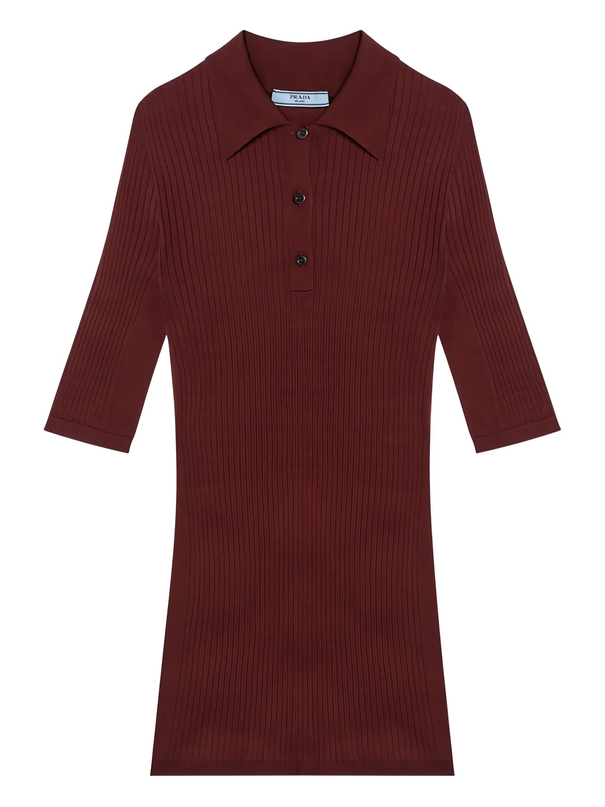 ribbed polo top