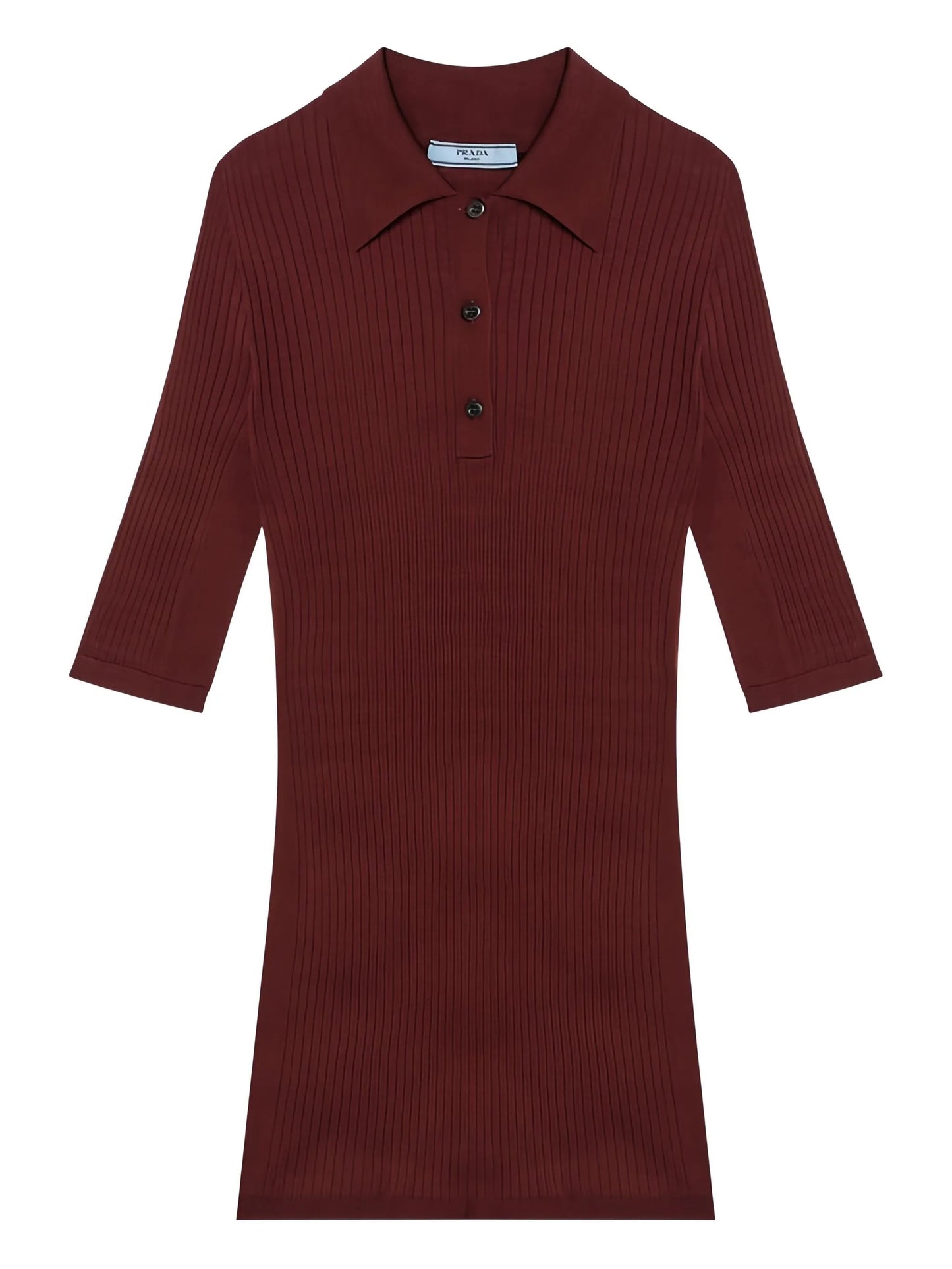 ribbed polo top