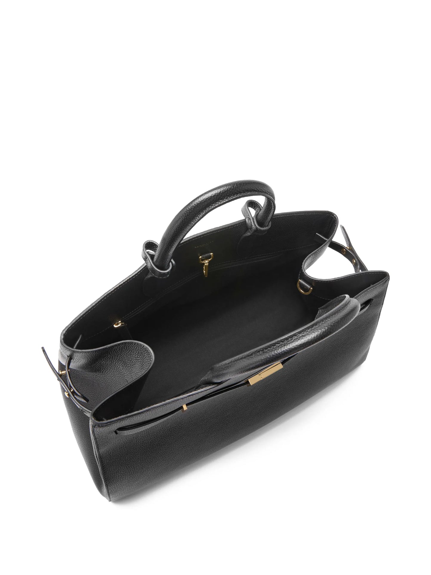 small Hudson leather tote bag