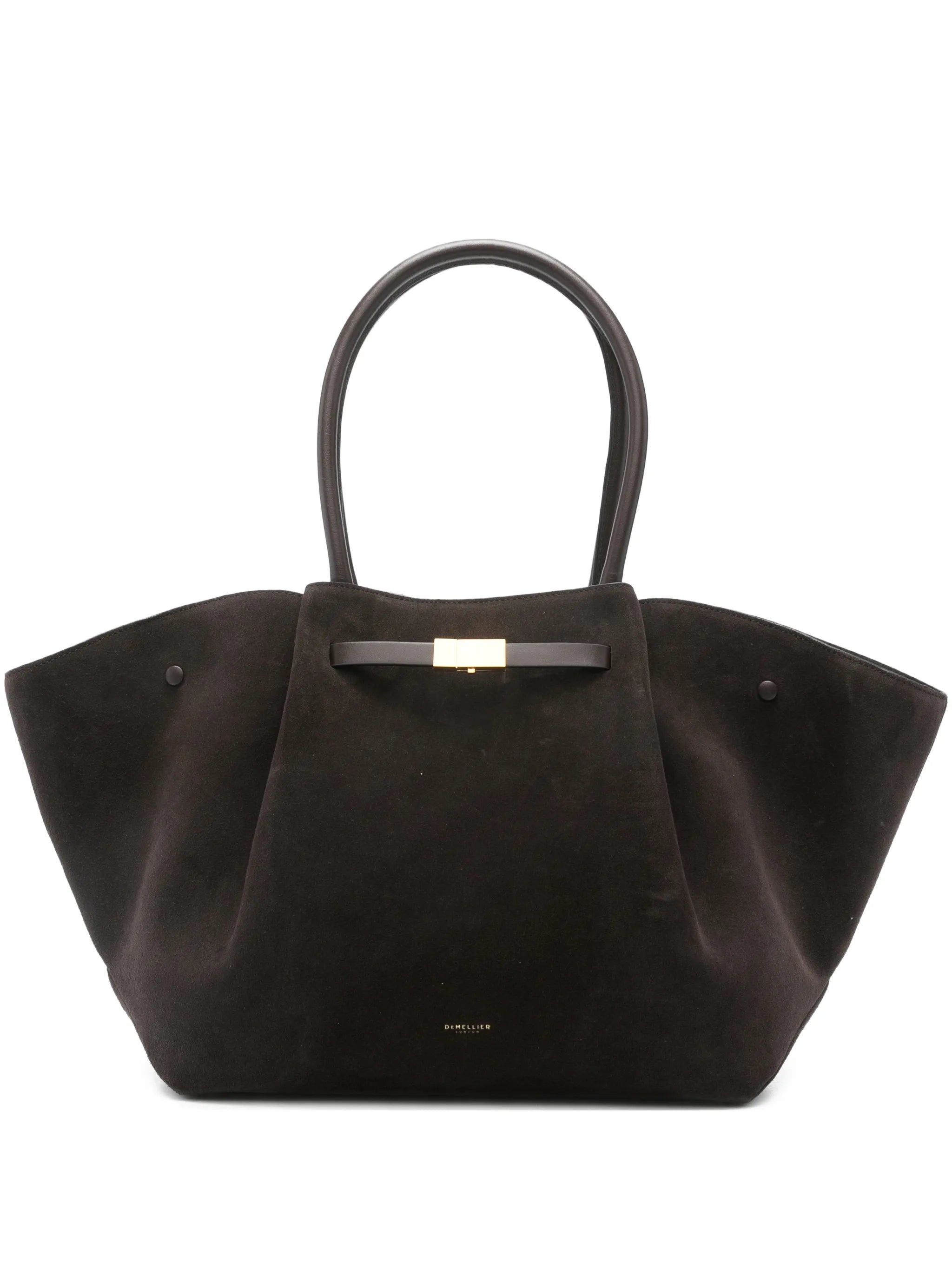 New York suede shoulder bag