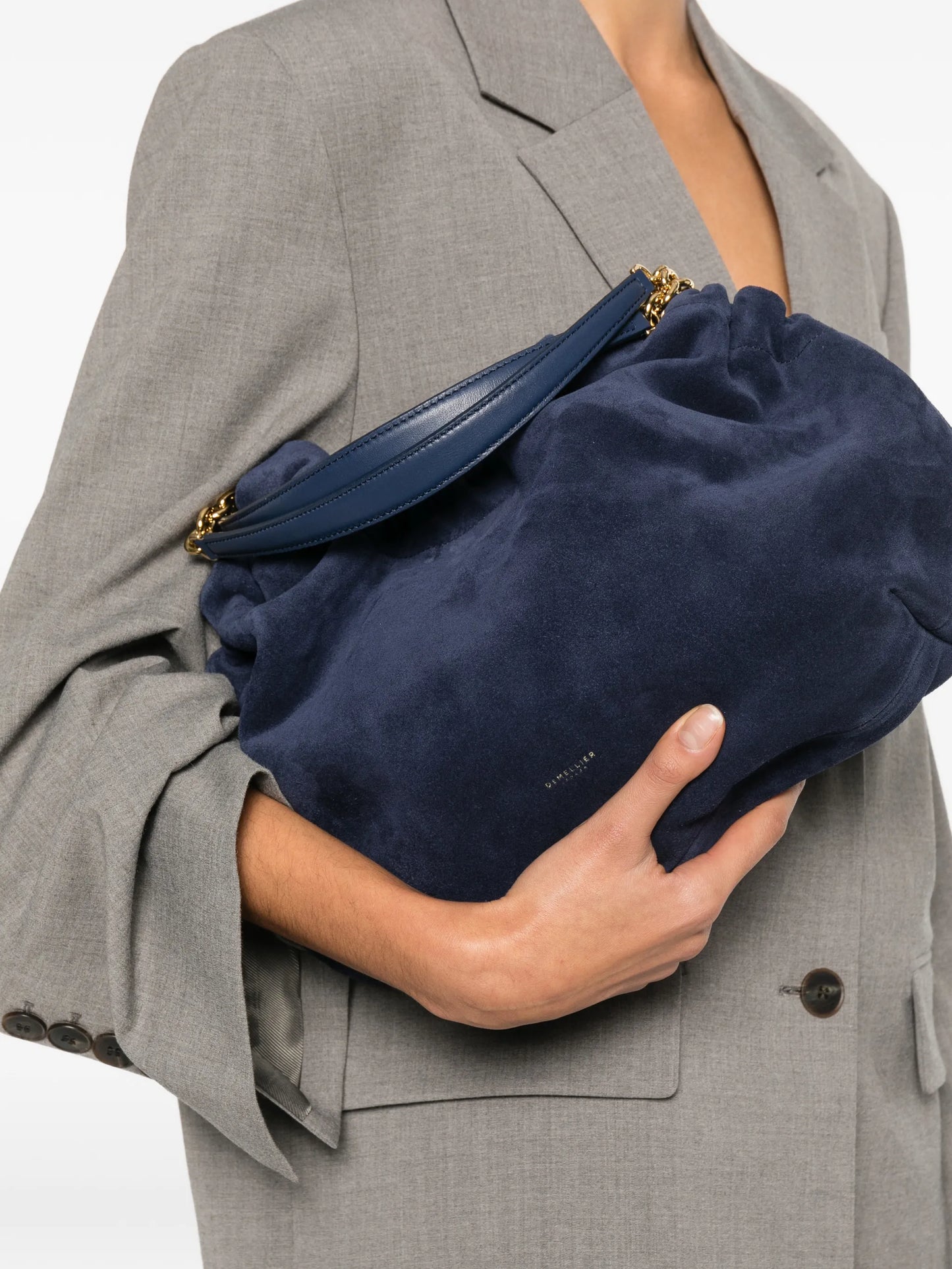 midi Miami suede shoulder bag
