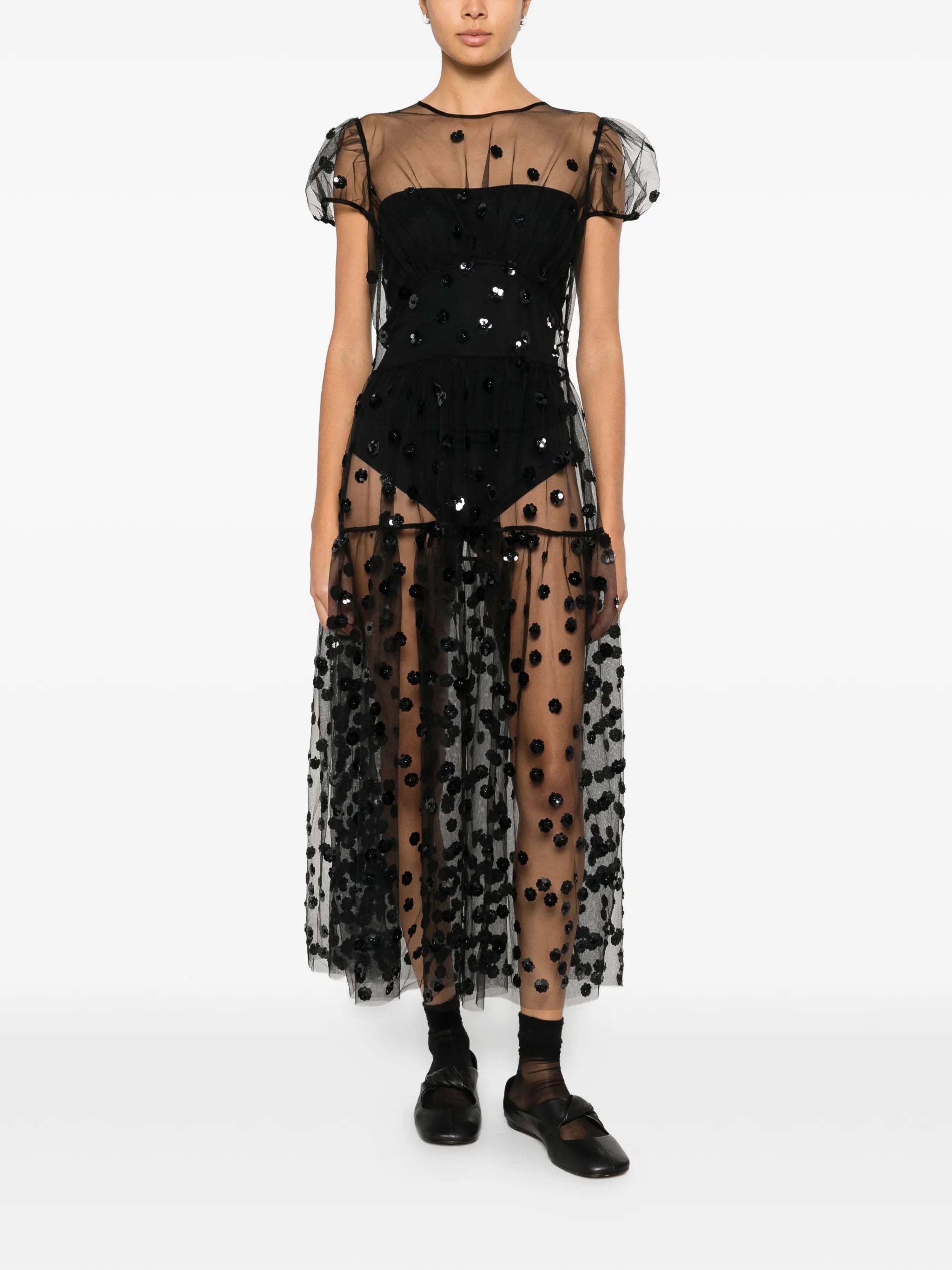 Nanna sequin blossom dress