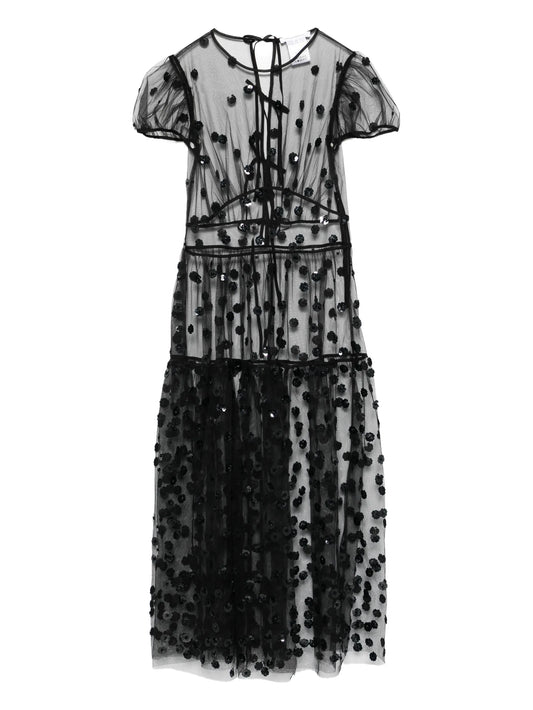 Nanna sequin blossom dress