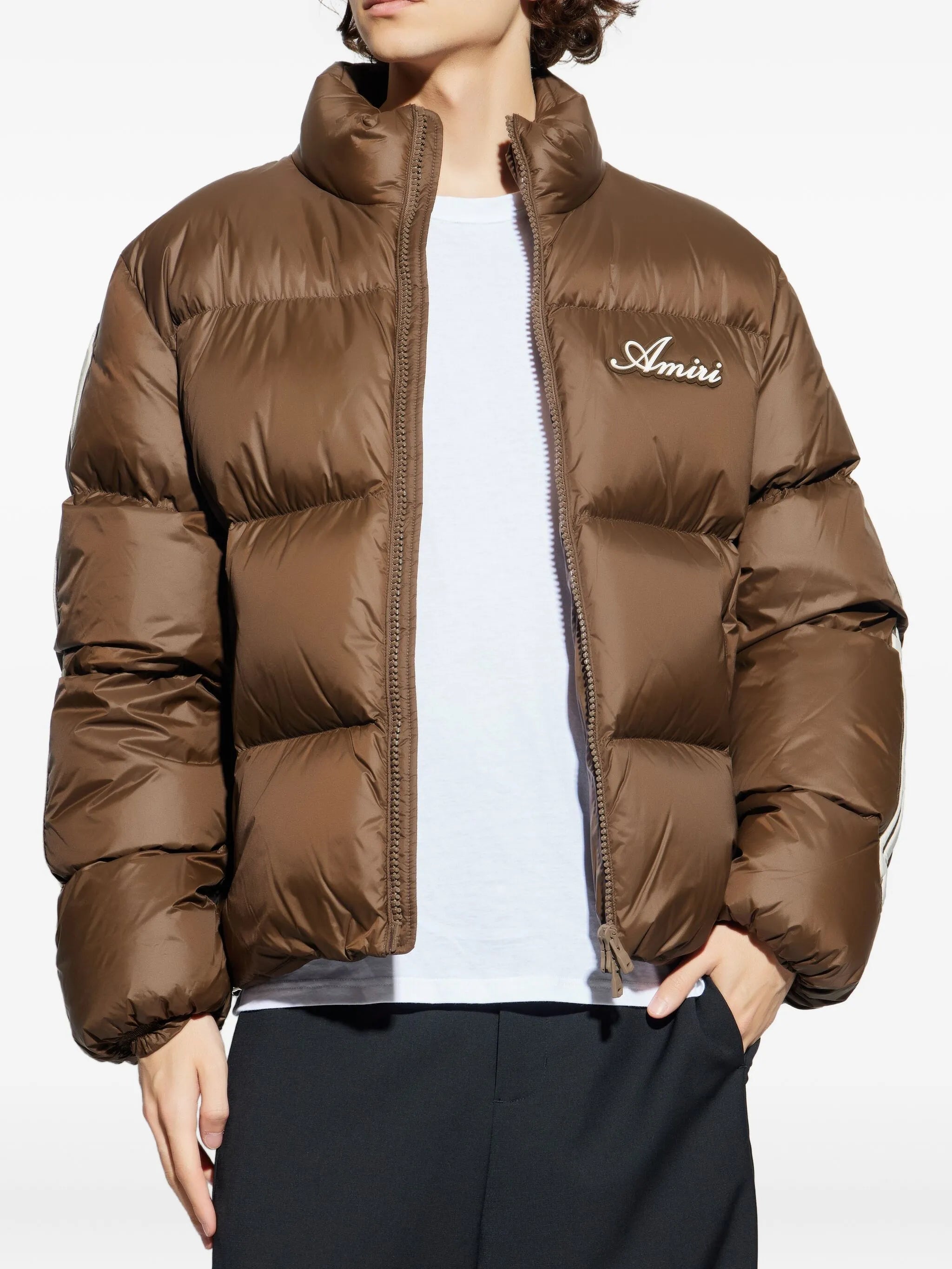 bone-detail jacket