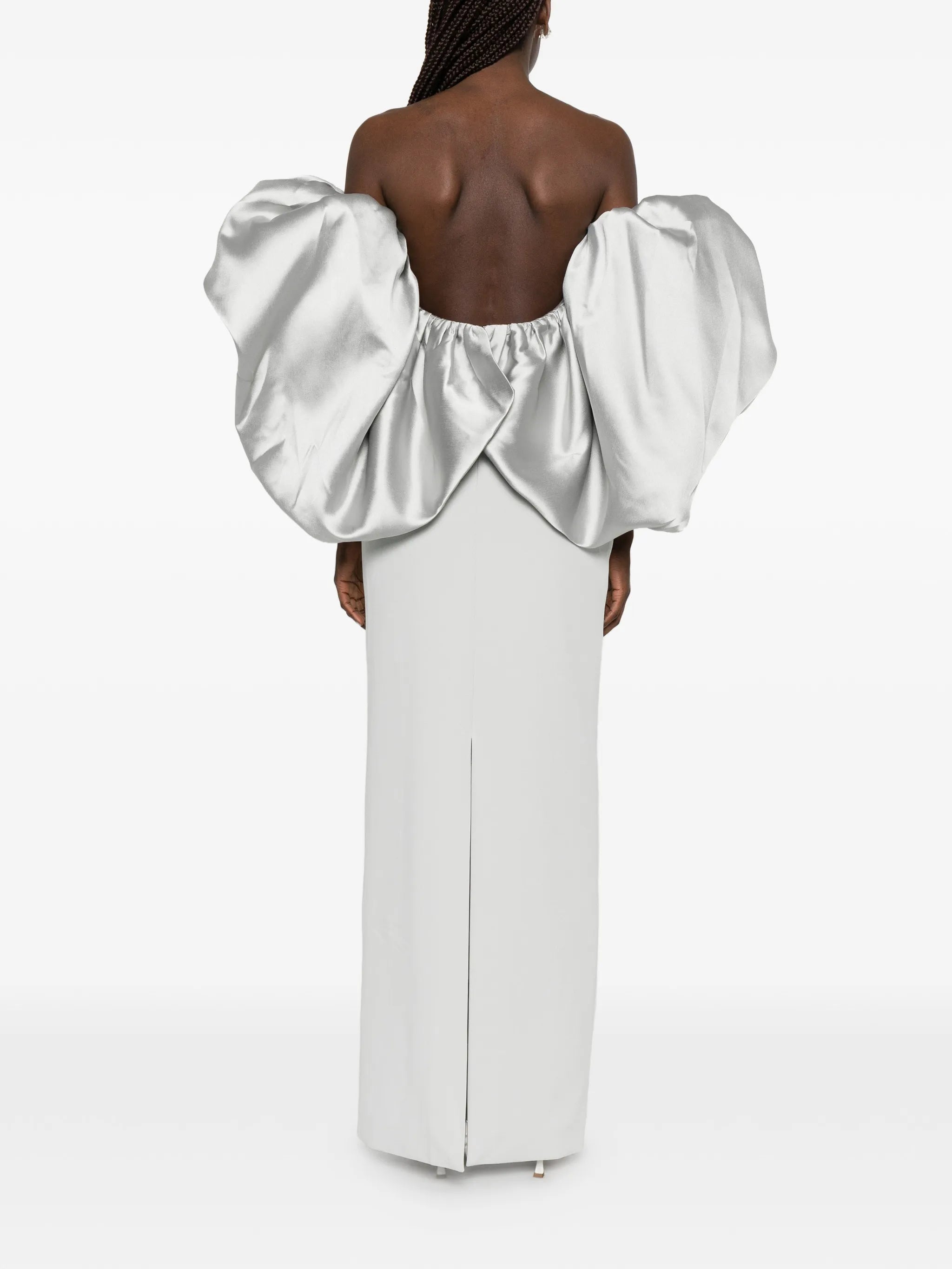 Floris draped maxi dress