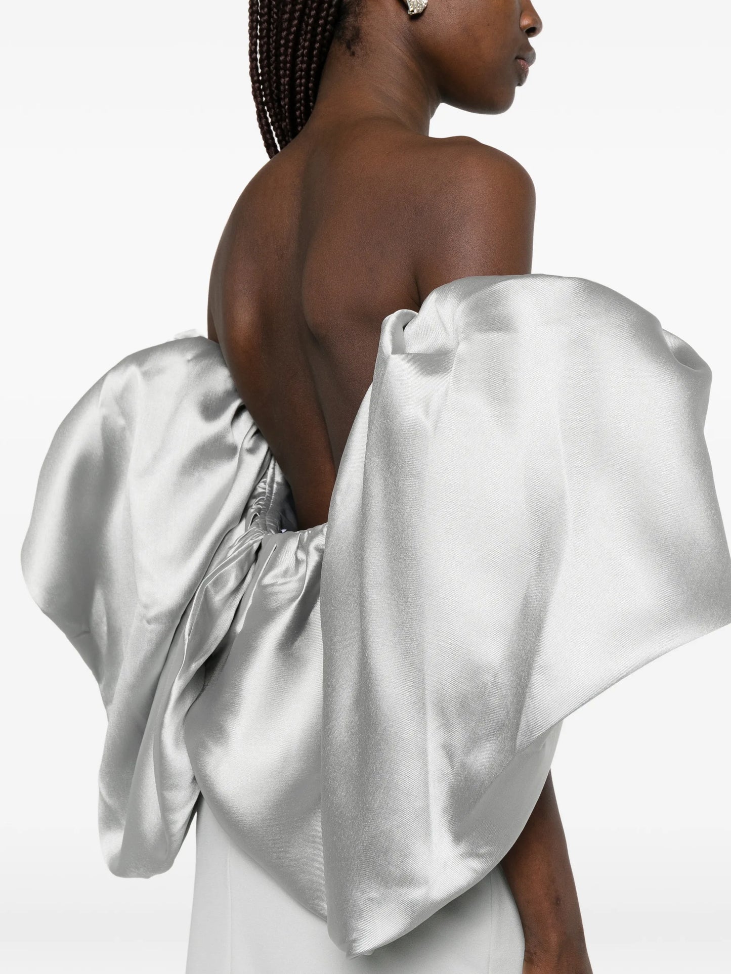 Floris draped maxi dress