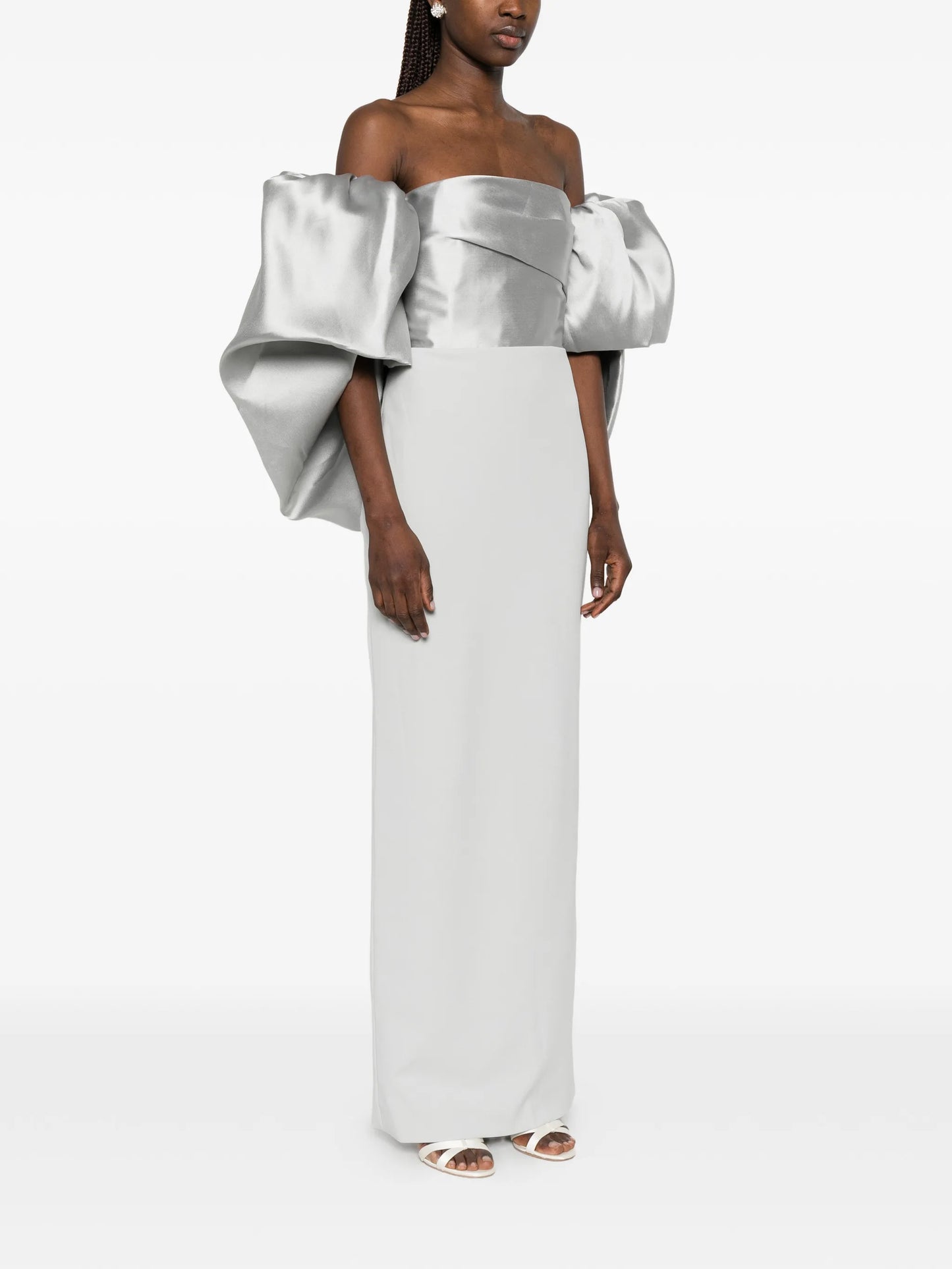 Floris draped maxi dress