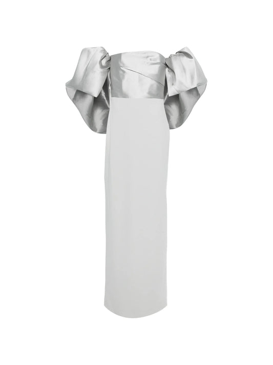Floris draped maxi dress