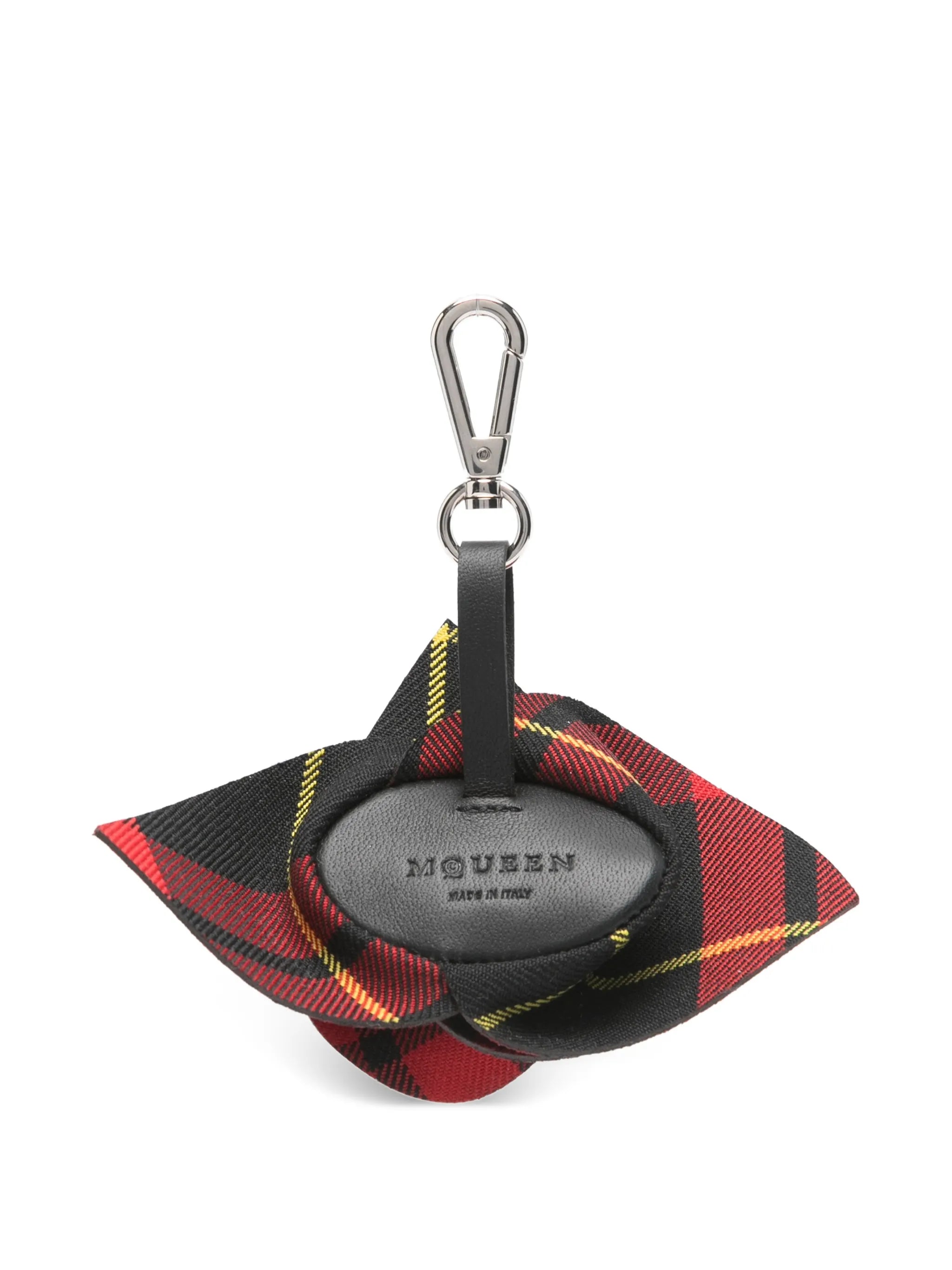 Rose tartan charm