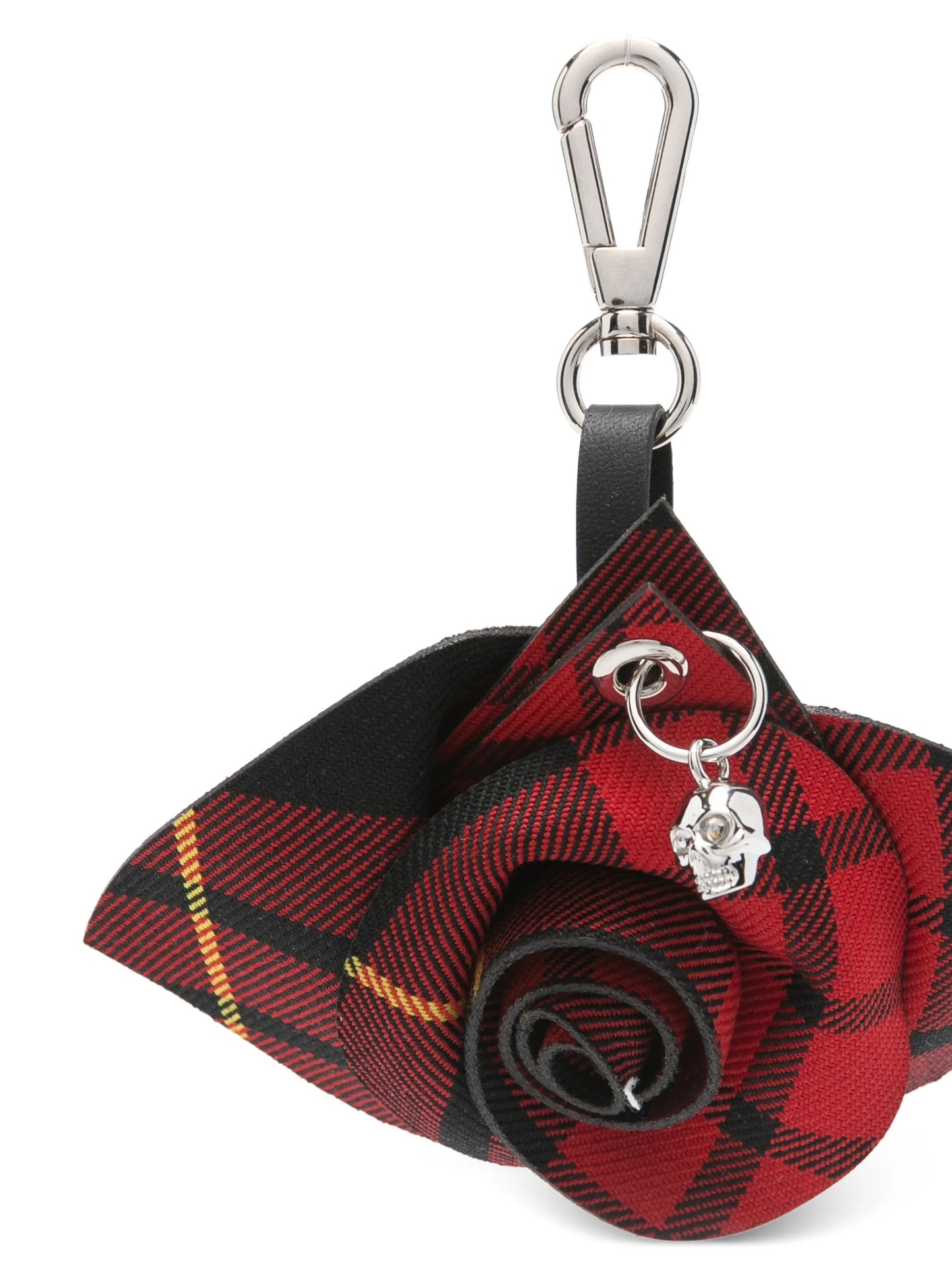 Rose tartan charm