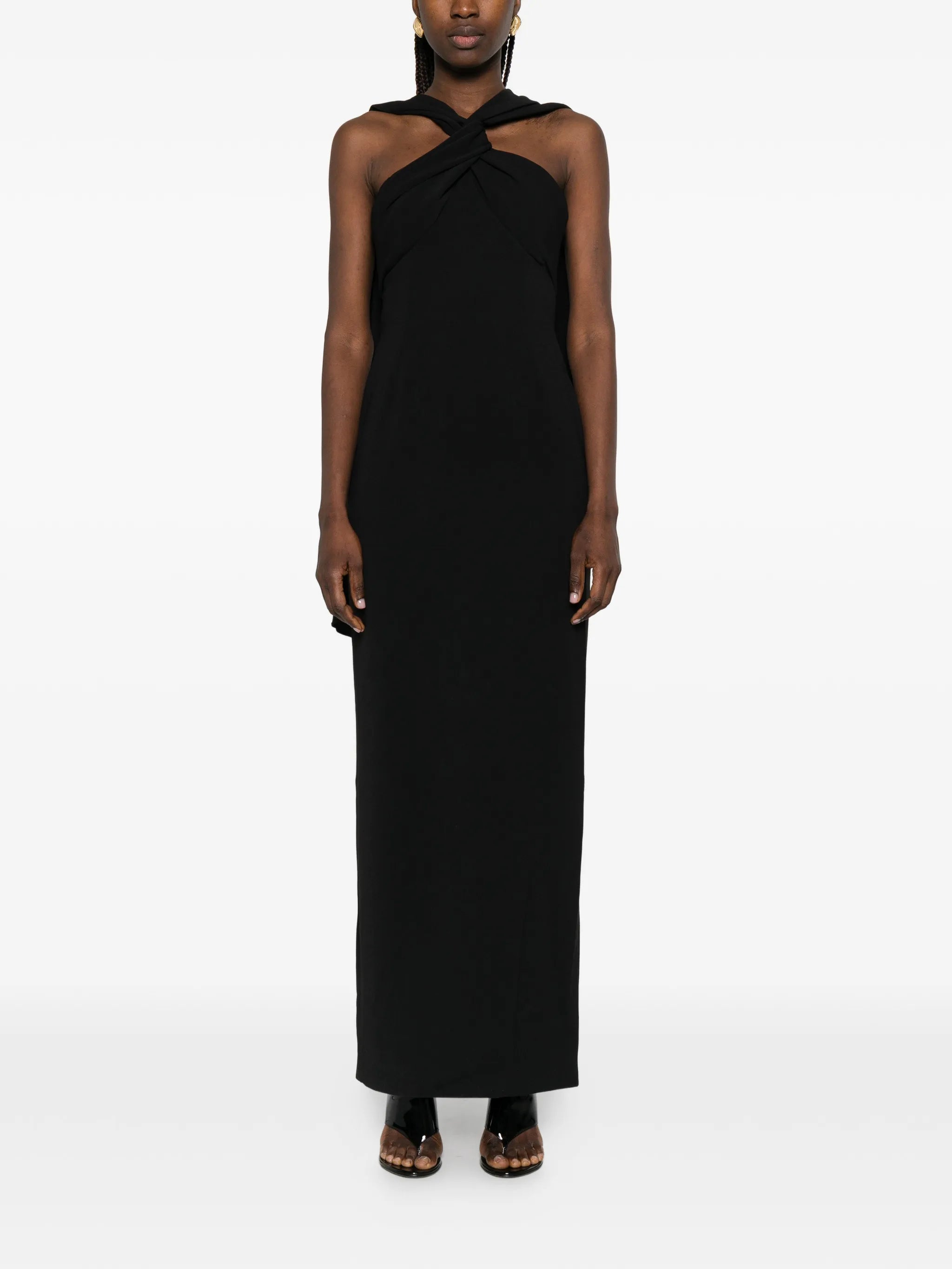 Rona twisted maxi dress