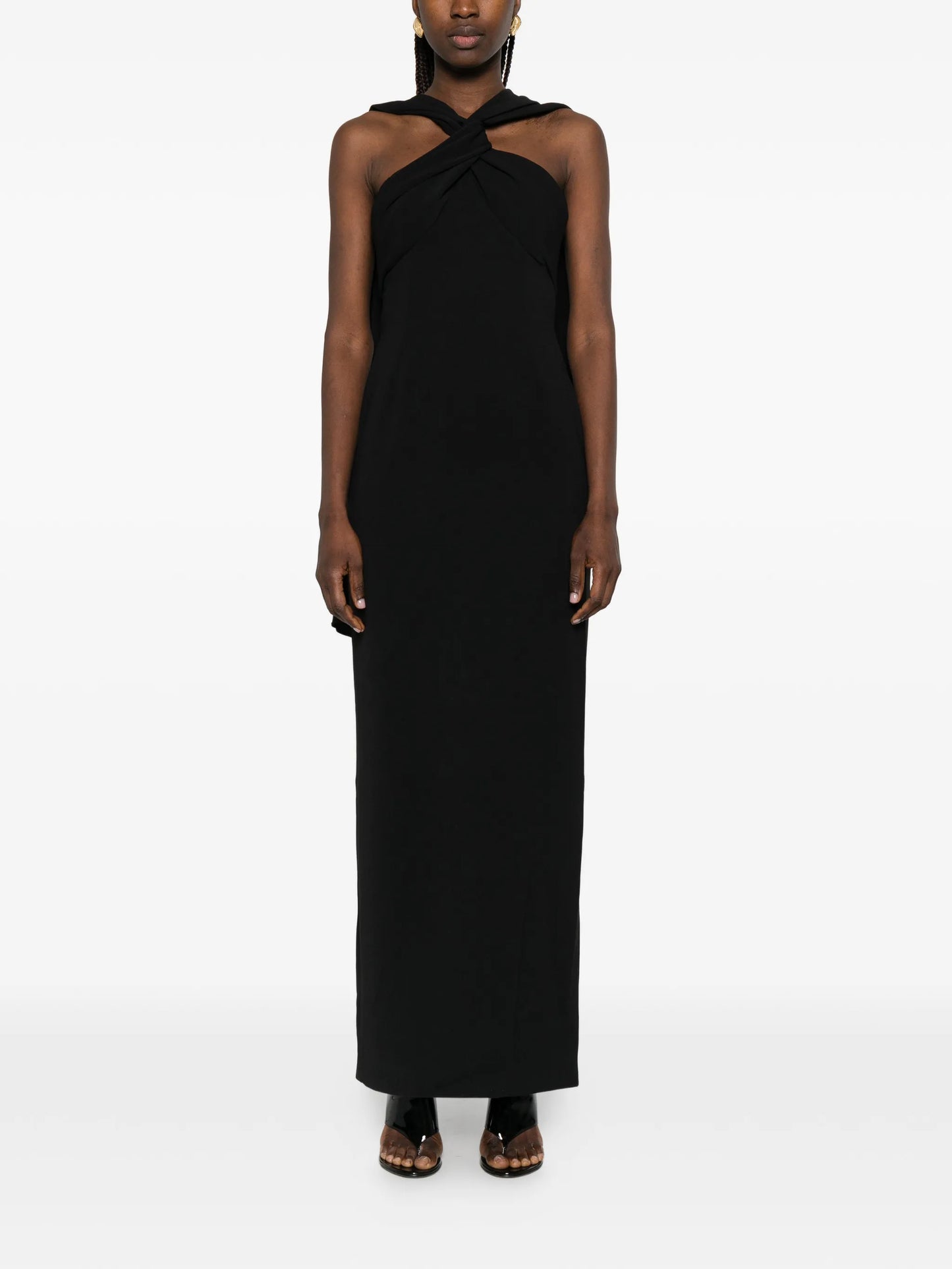 Rona twisted maxi dress