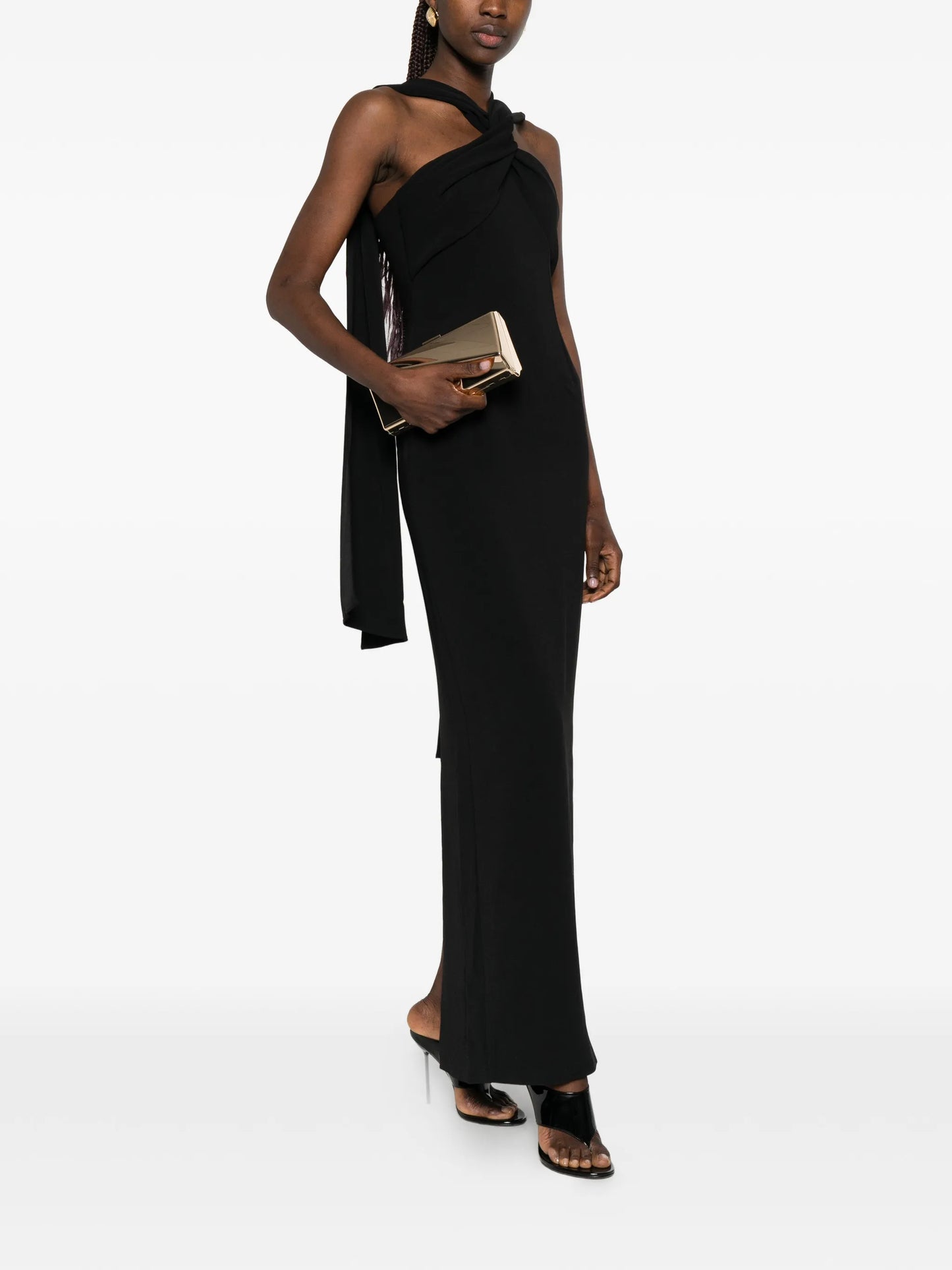 Rona twisted maxi dress