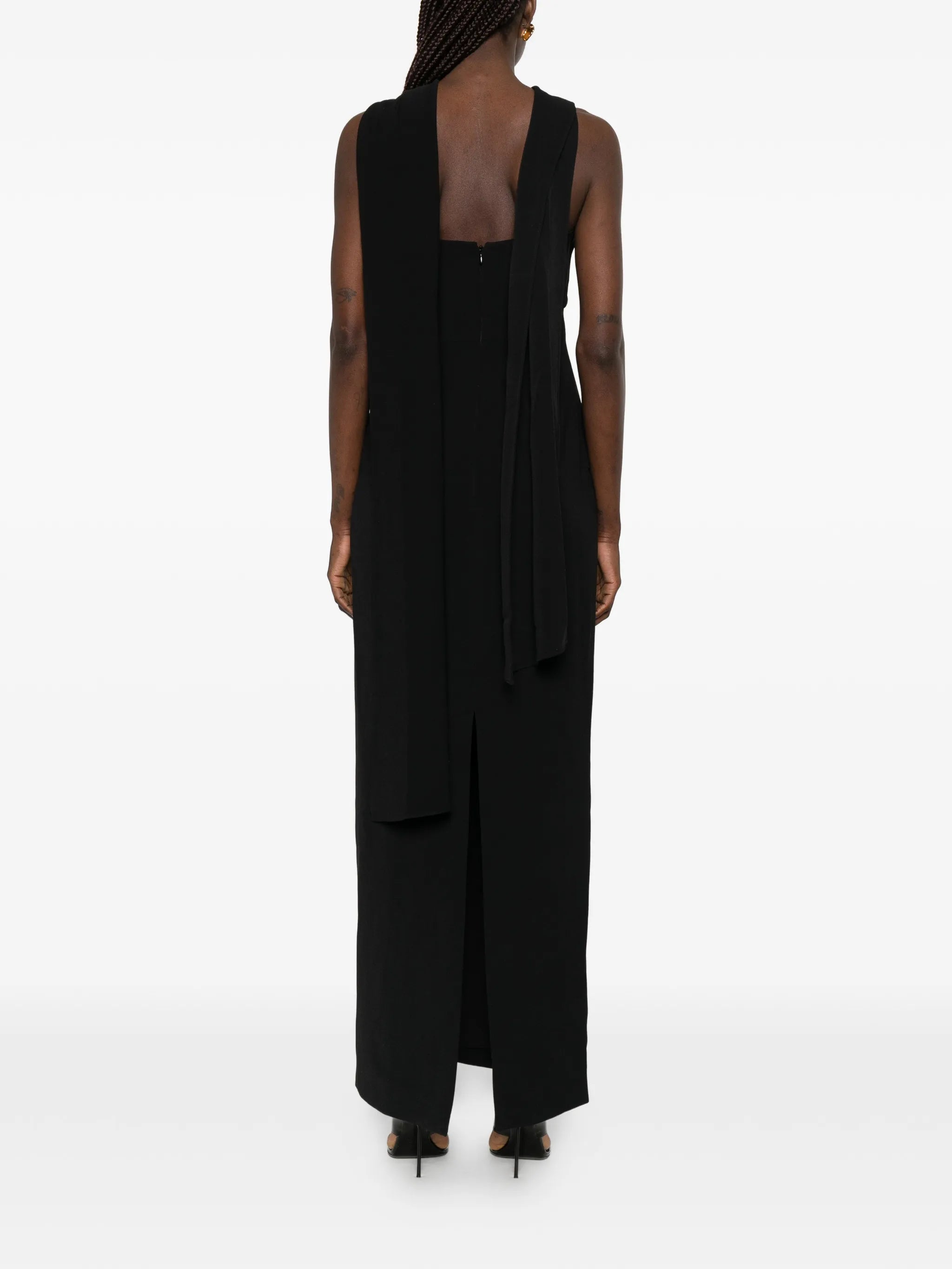Rona twisted maxi dress