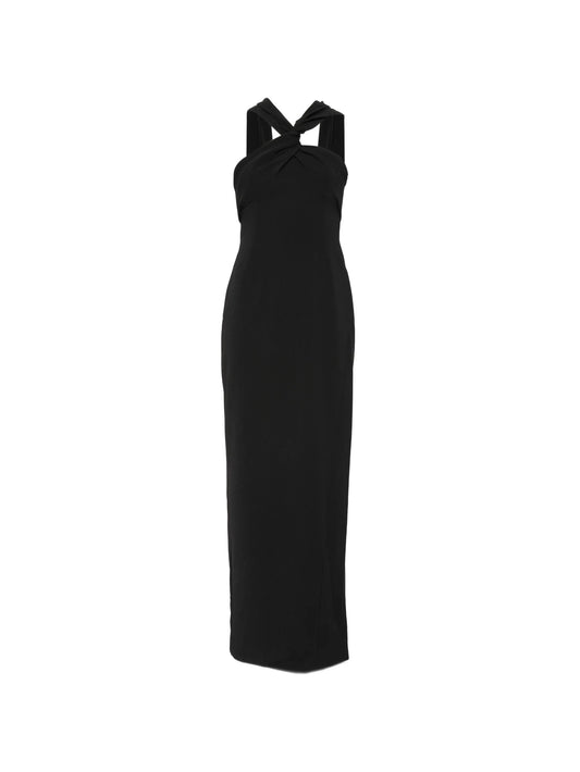 Rona twisted maxi dress