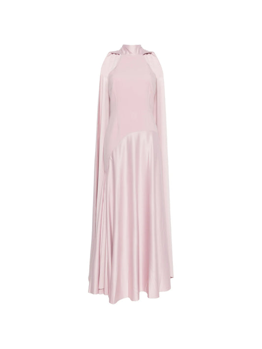 Cece cape maxi dress