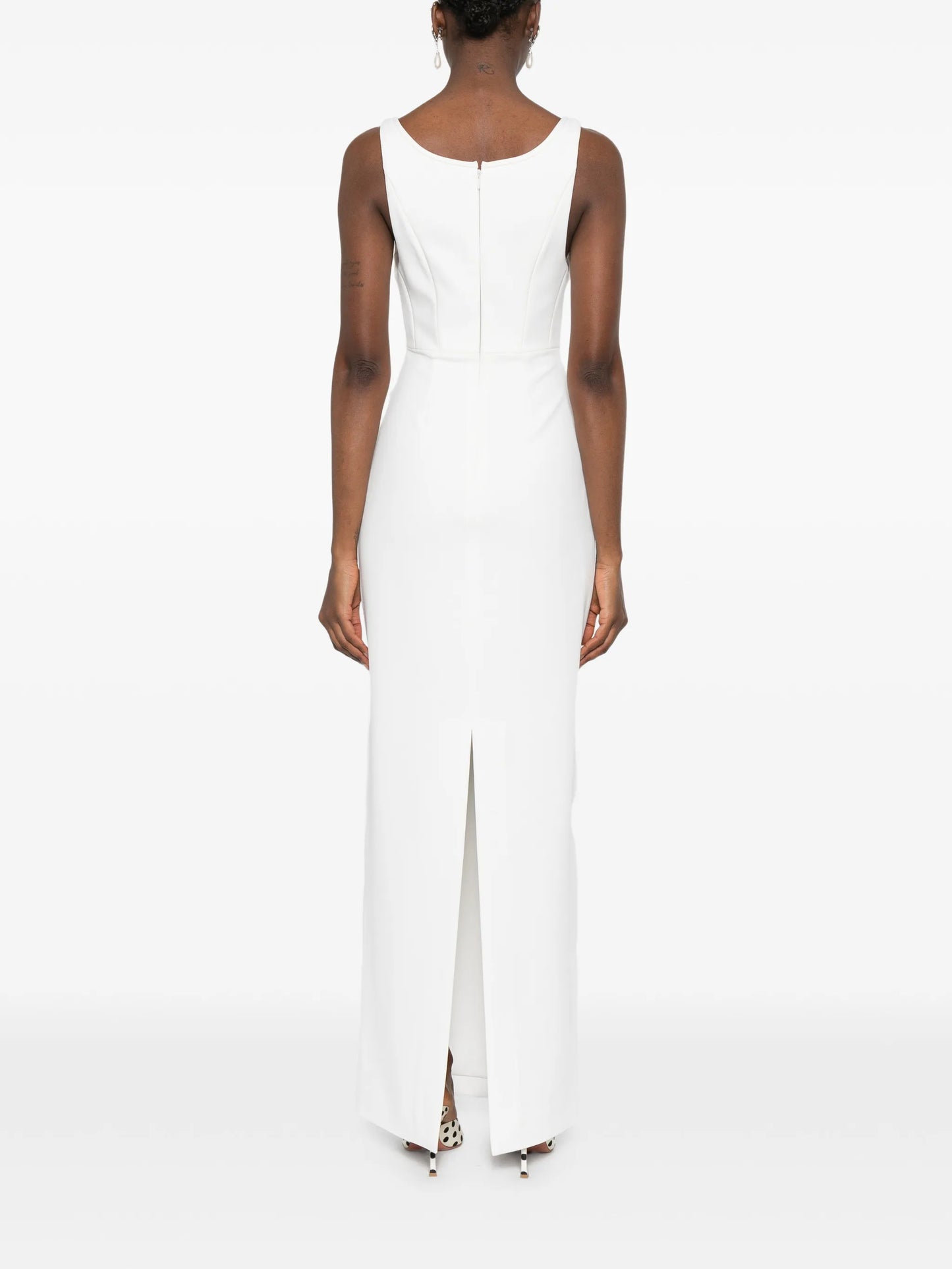 Noor scoop-neck maxi dress
