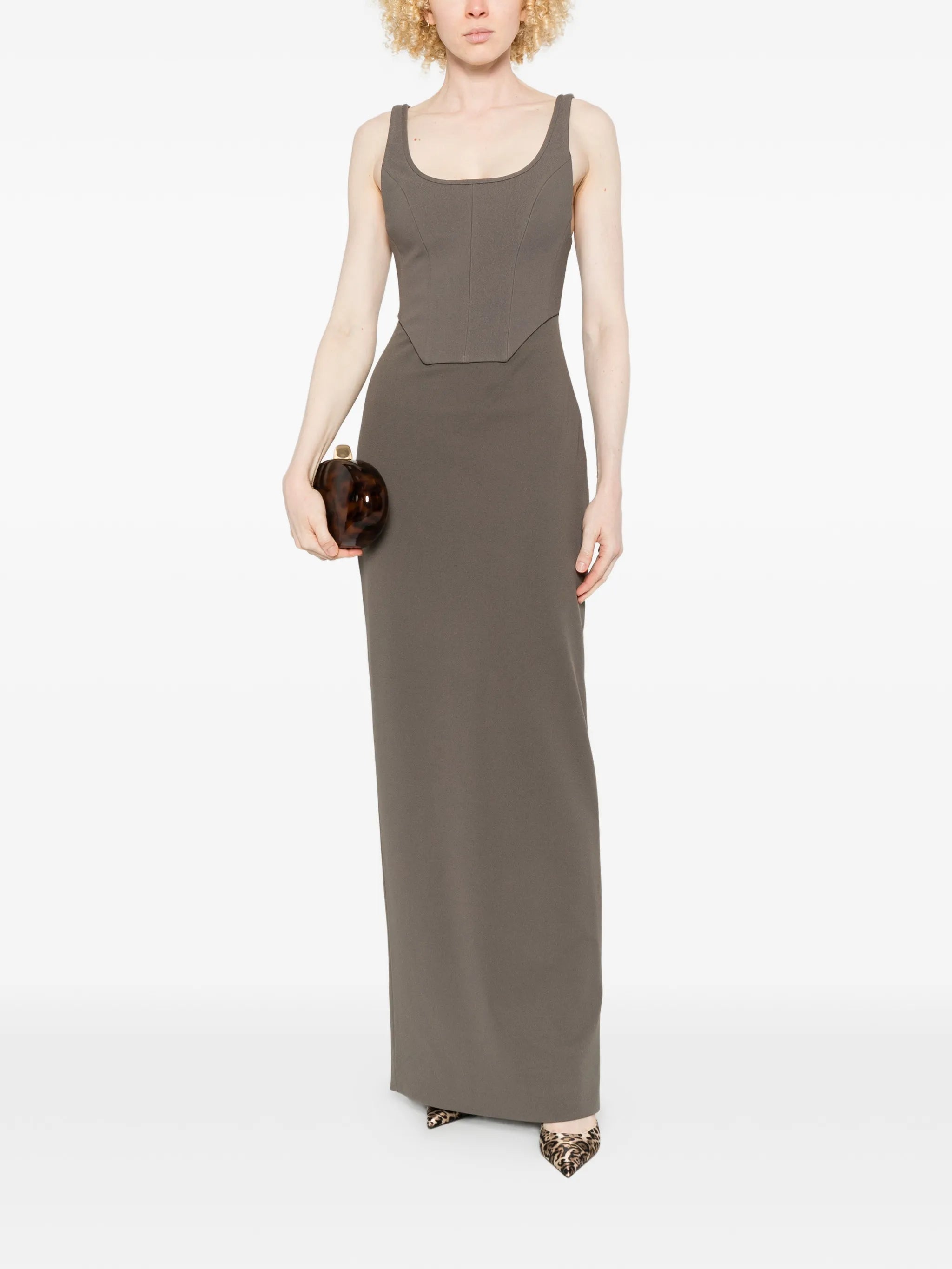 Noor panel maxi dress