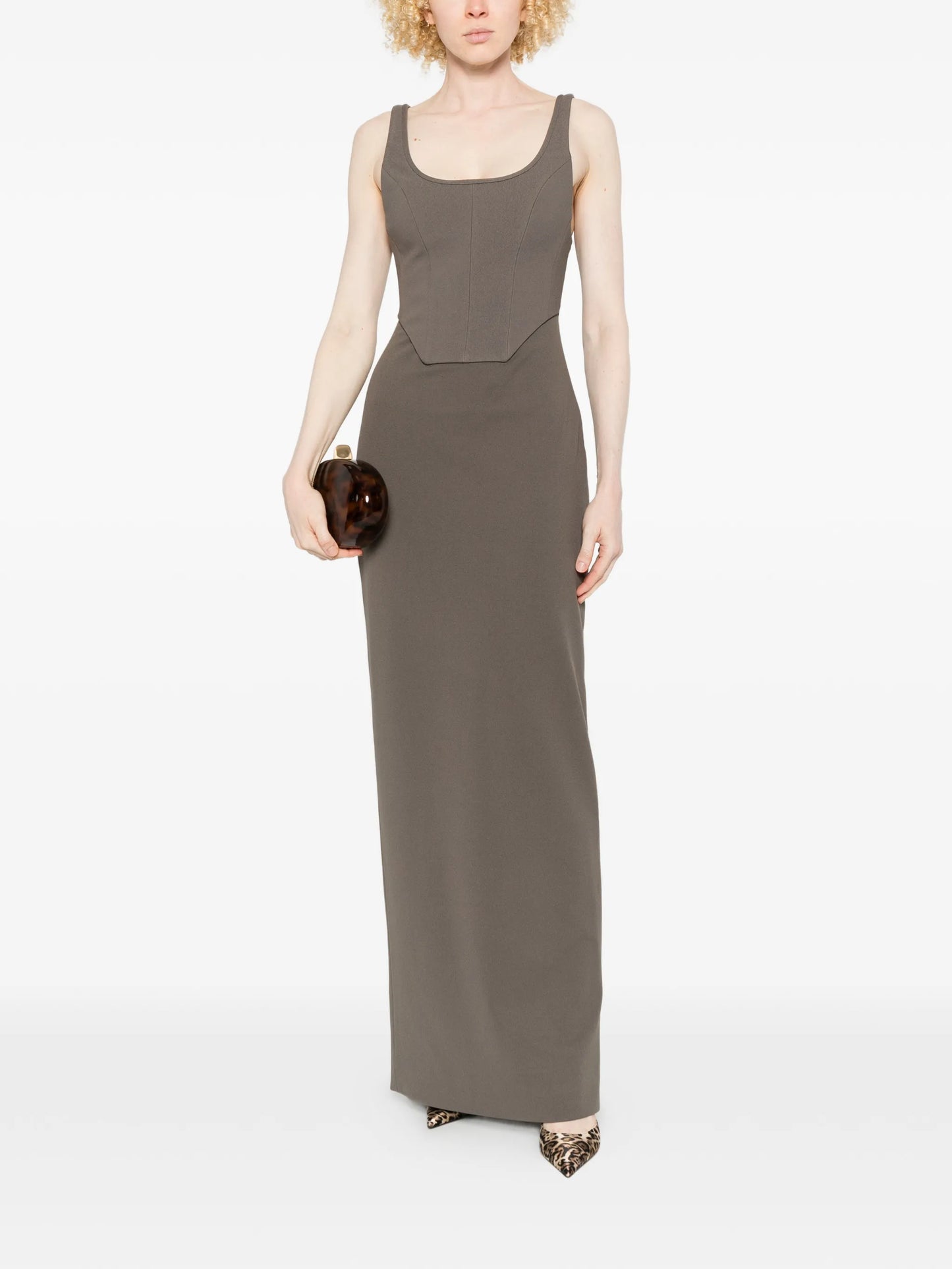Noor panel maxi dress
